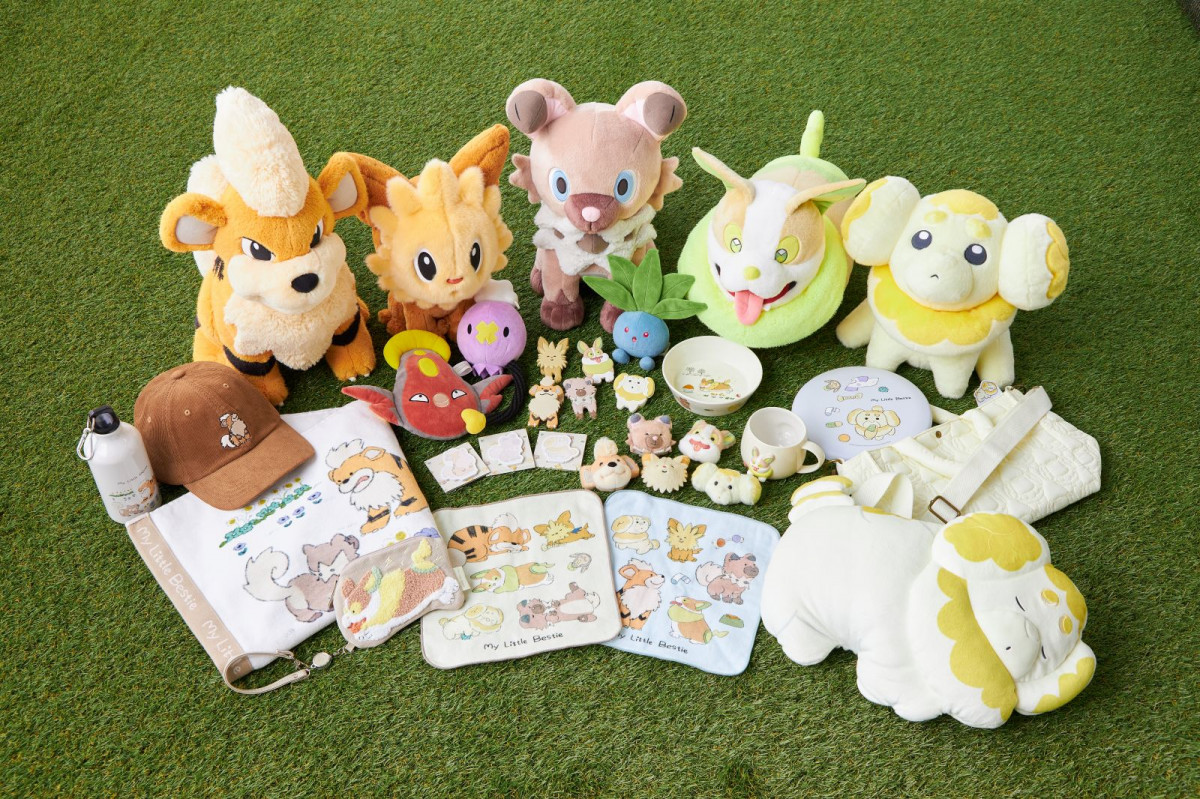 こいぬポケモンと生活テーマの新グッズ なぜかマッギョも！ぬいぐるみ