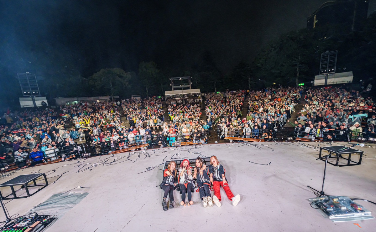 NEMOPHILA、日比谷野音で全49曲を完全完奏 雨の中で駆け抜けた“地獄の