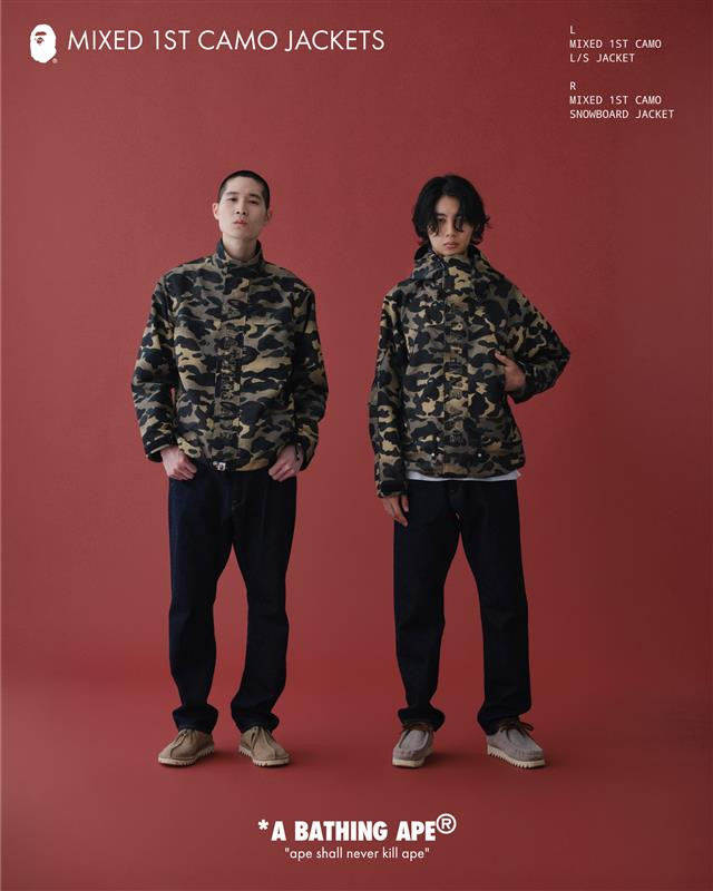 A BATHING APE、30周年の「1ST CAMO」「ベートーヴェンスウェット