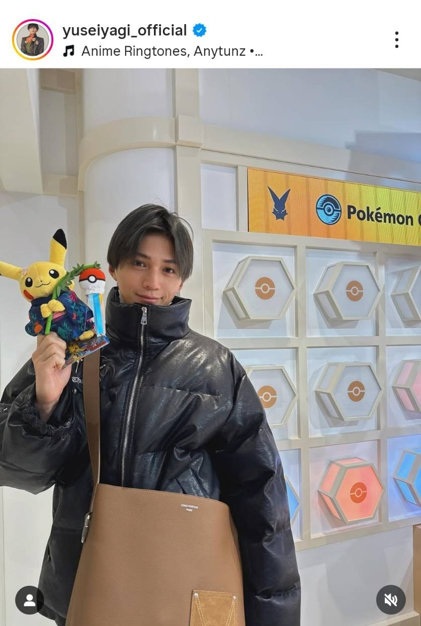 八木勇征、雪模様の中での“推し活”ショット披露に「かわいい」「寒そぉ