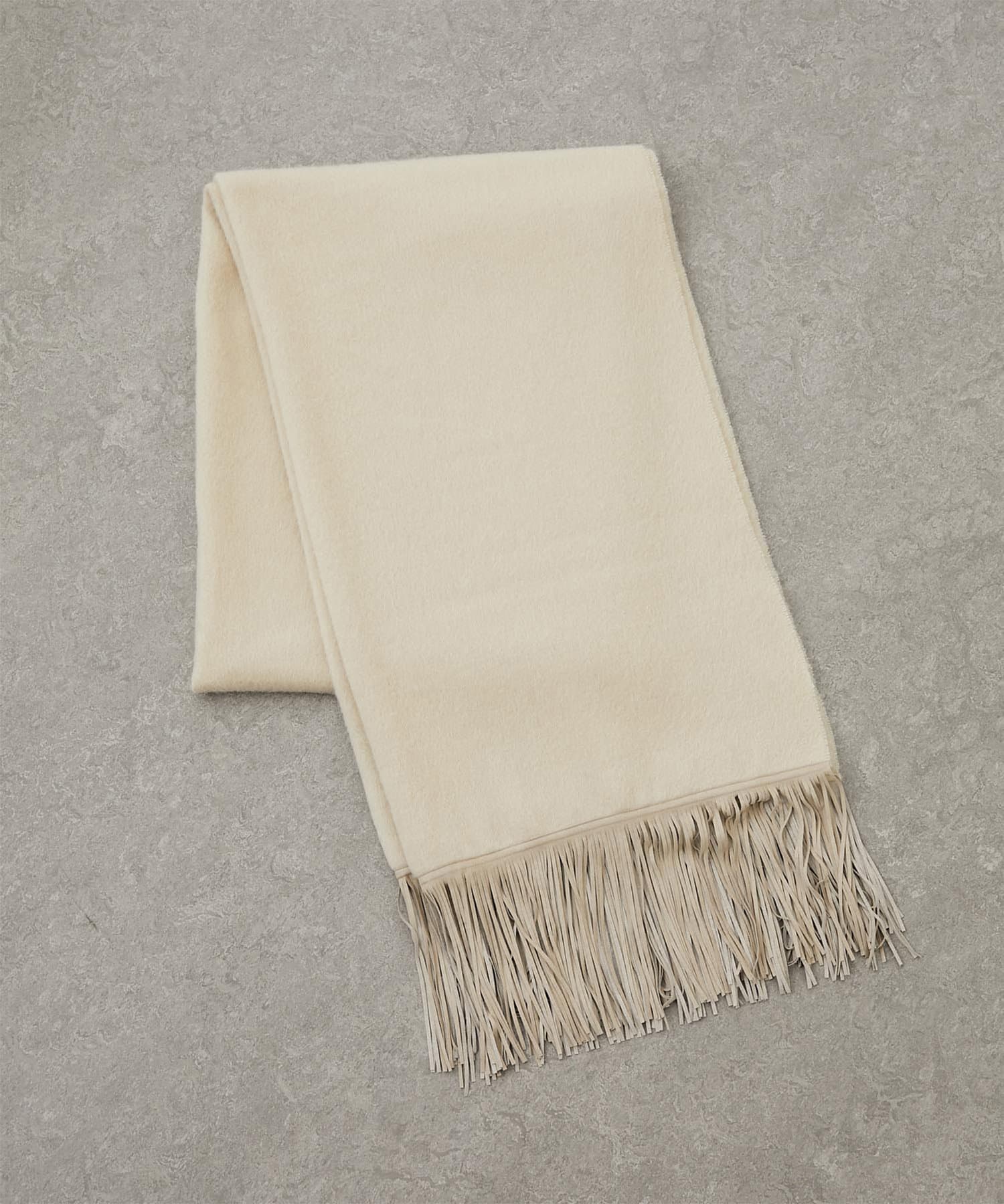 ASAUCE MELER】別注ベビーアルパカフリンジストール | Whim Gazette