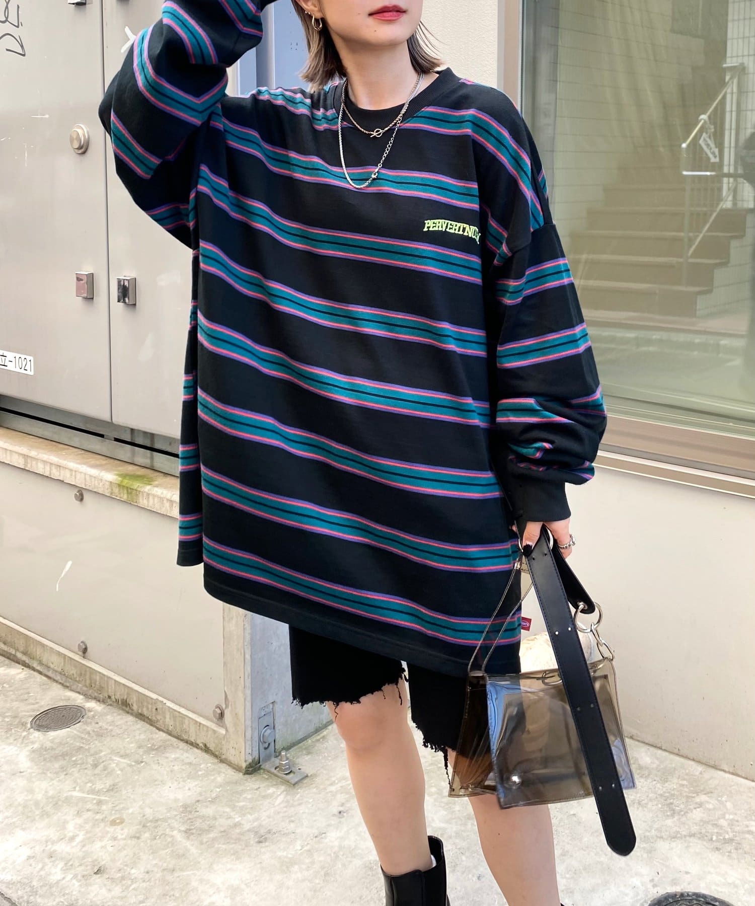 KOOKY'N/クーキー】マルチボーダーロンT | WHO'S WHO gallery