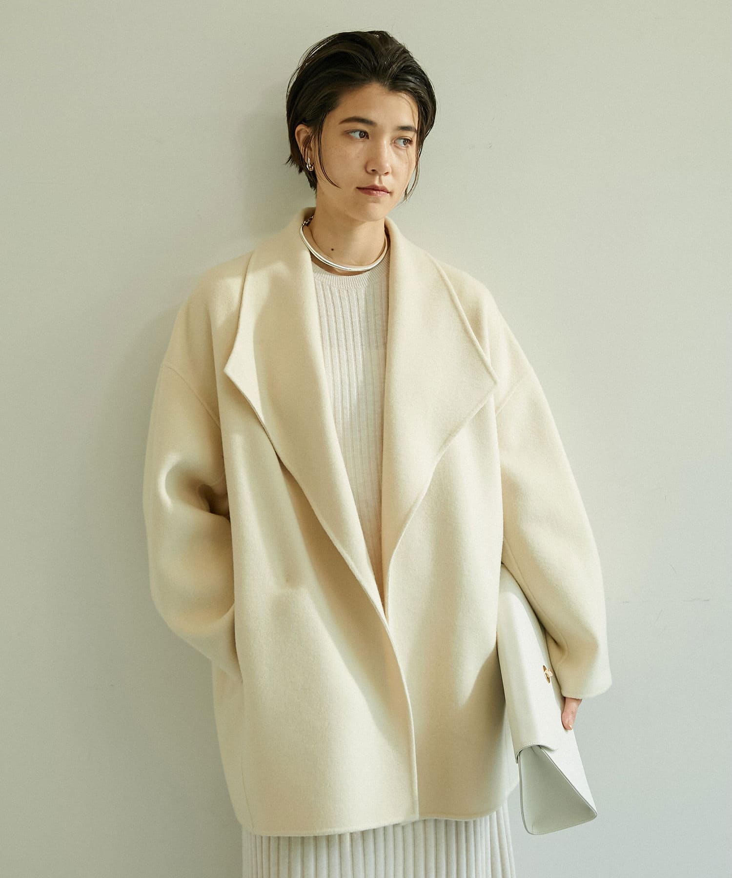 軽い着心地が魅力のリバーショートコート - GALLARDAGALANTE(ガリャル