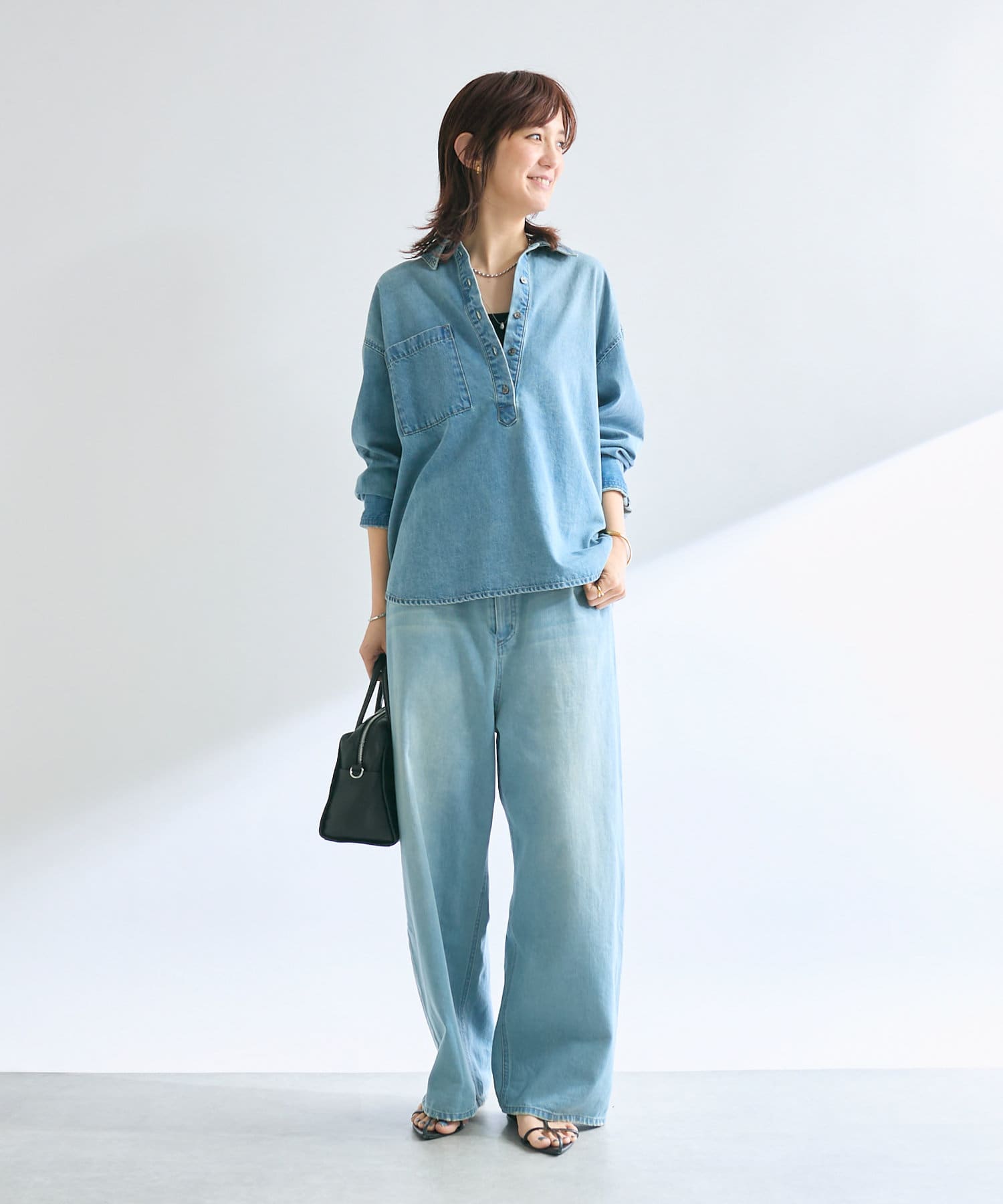 MONN.:.(モン)】デニムプルオーバー | RIVE DROITE(リヴドロワ