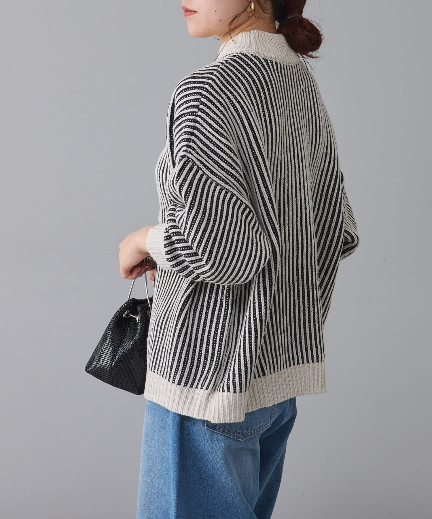 ストライプニット | NICE CLAUP / OLIVE des OLIVE OUTLET(ナイ