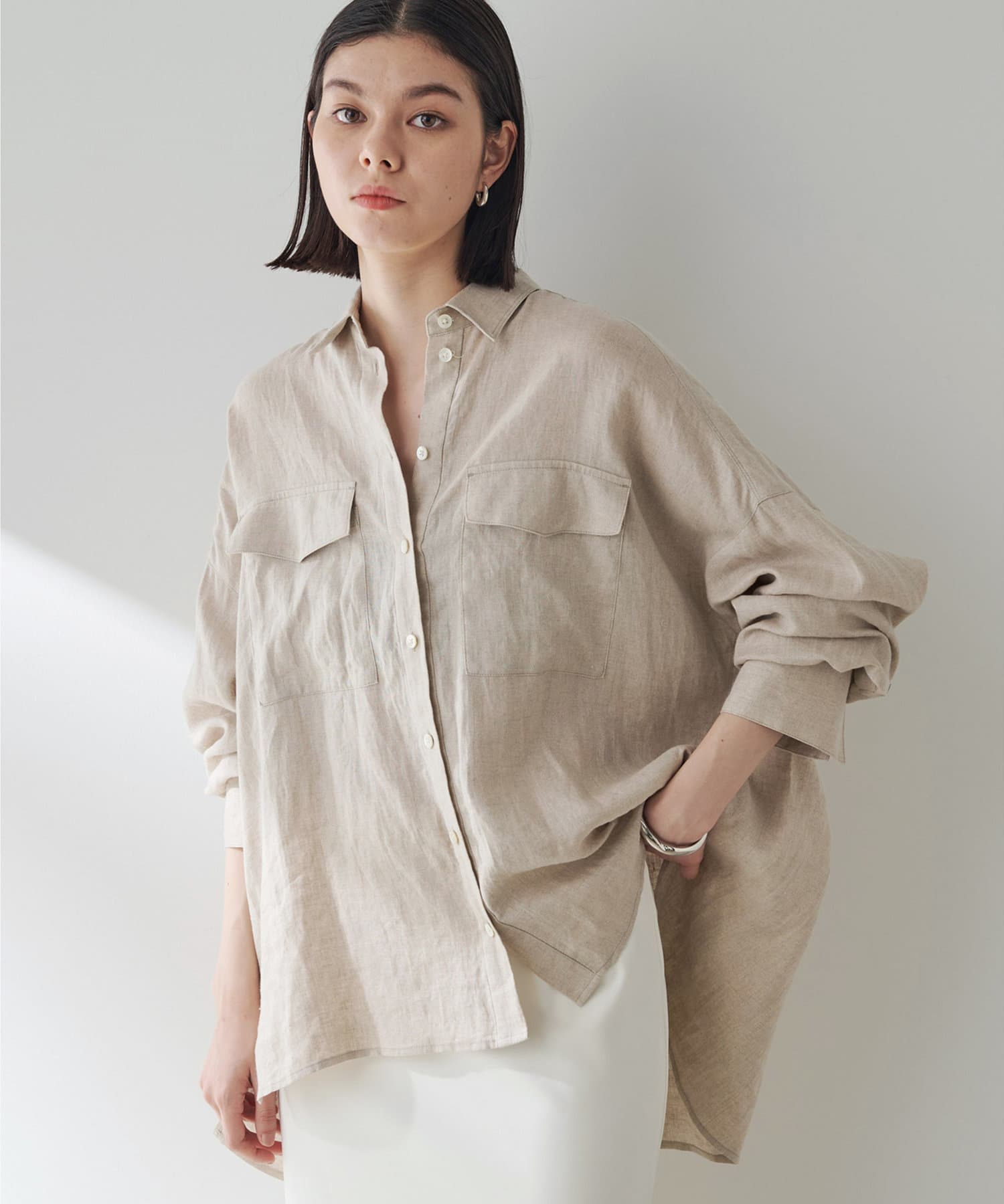 リネンシャツ | Whim Gazette(ウィム ガゼット)レディース | PAL