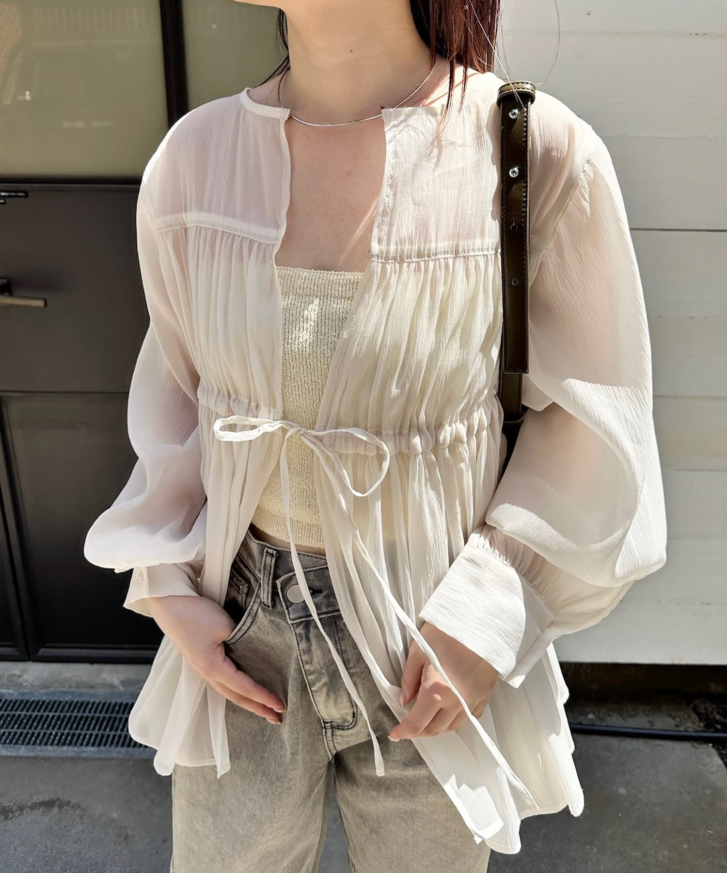 新色追加！】シアーティアードチュニック | mystic(ミスティック