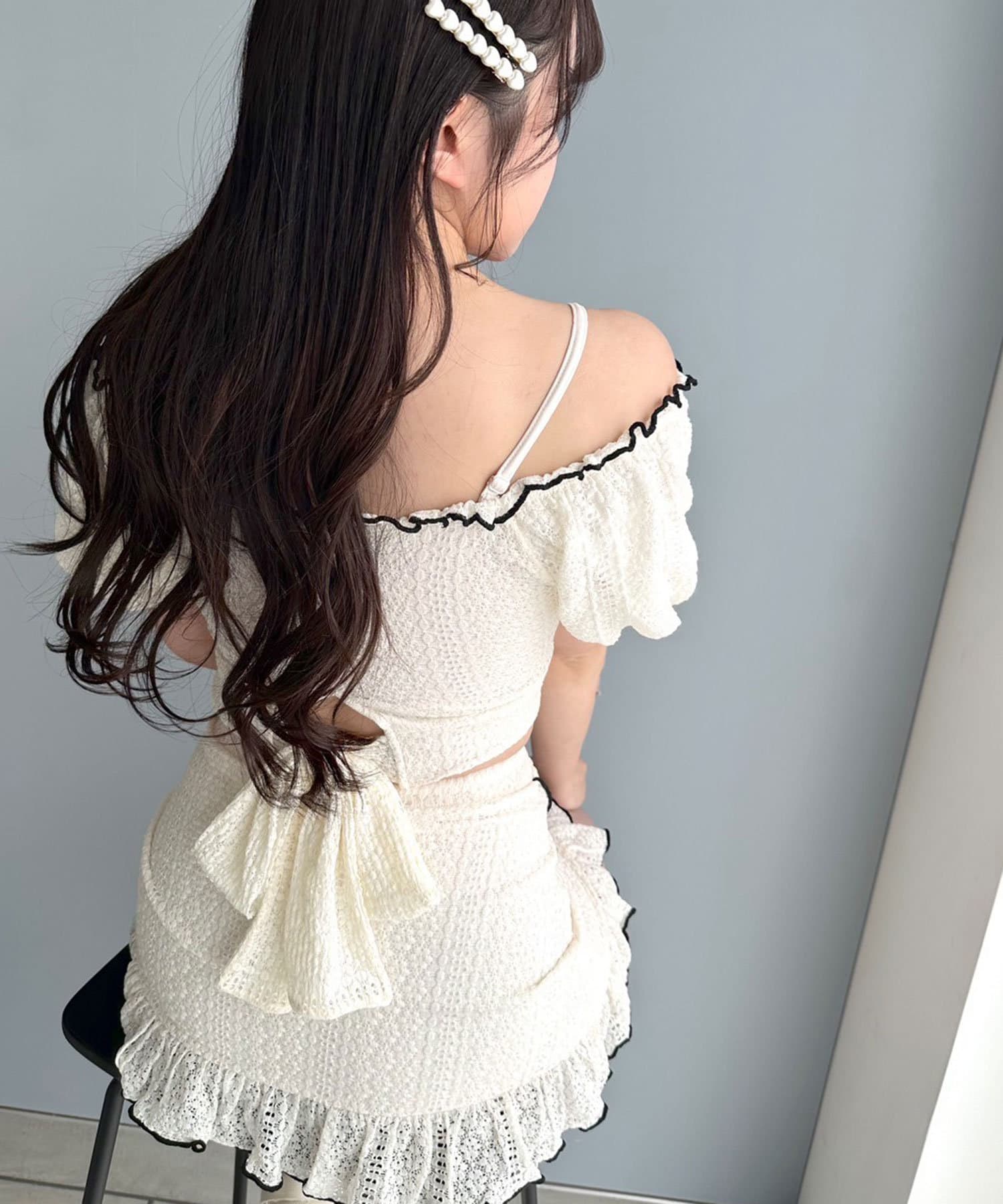 新色追加】後ろリボンオフショルswim wear | OLIVE des OLIVE(オリーブ