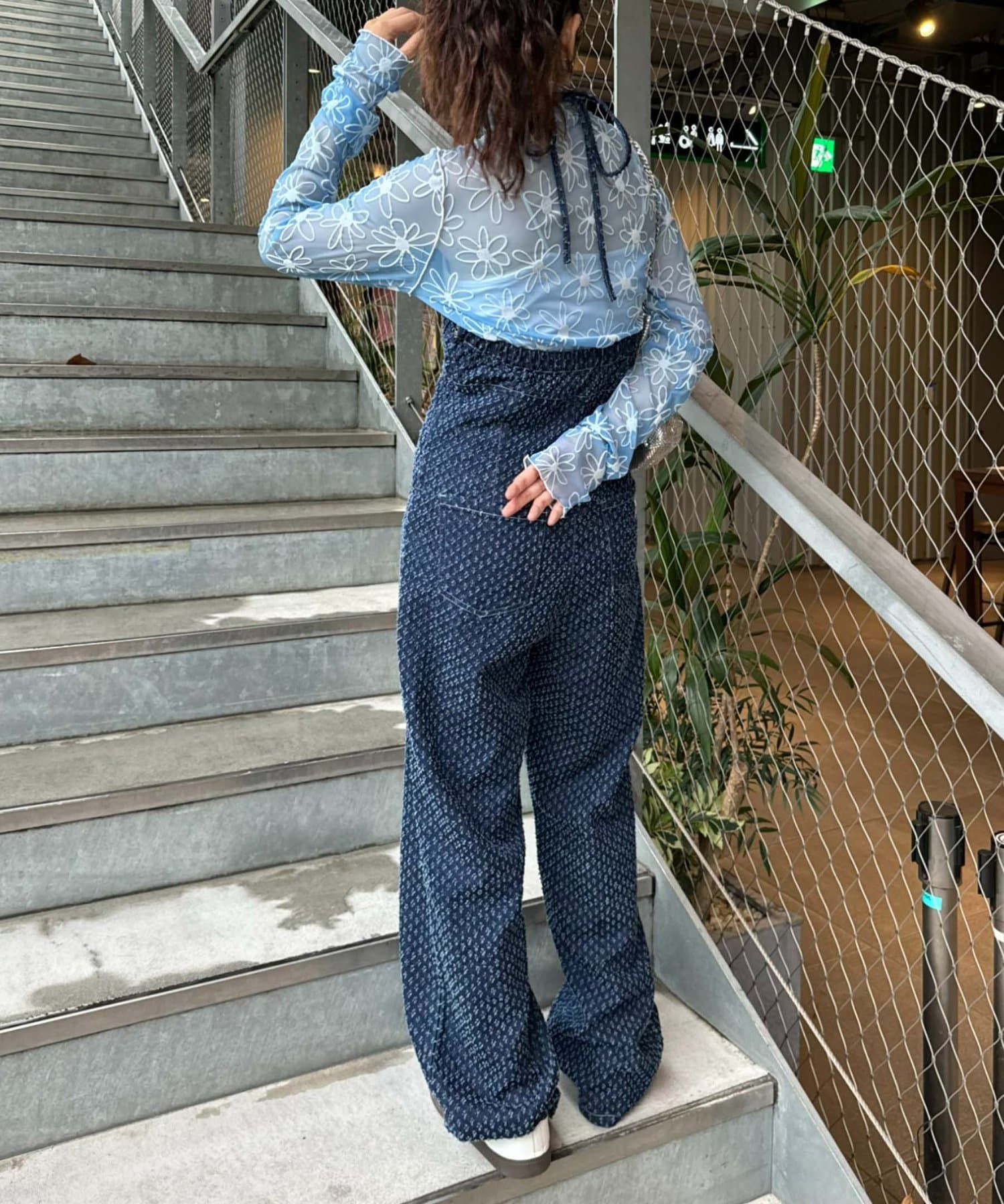 HELLO.SANFRANCISCO】デニムホルターネックサロペット | CIAOPANIC