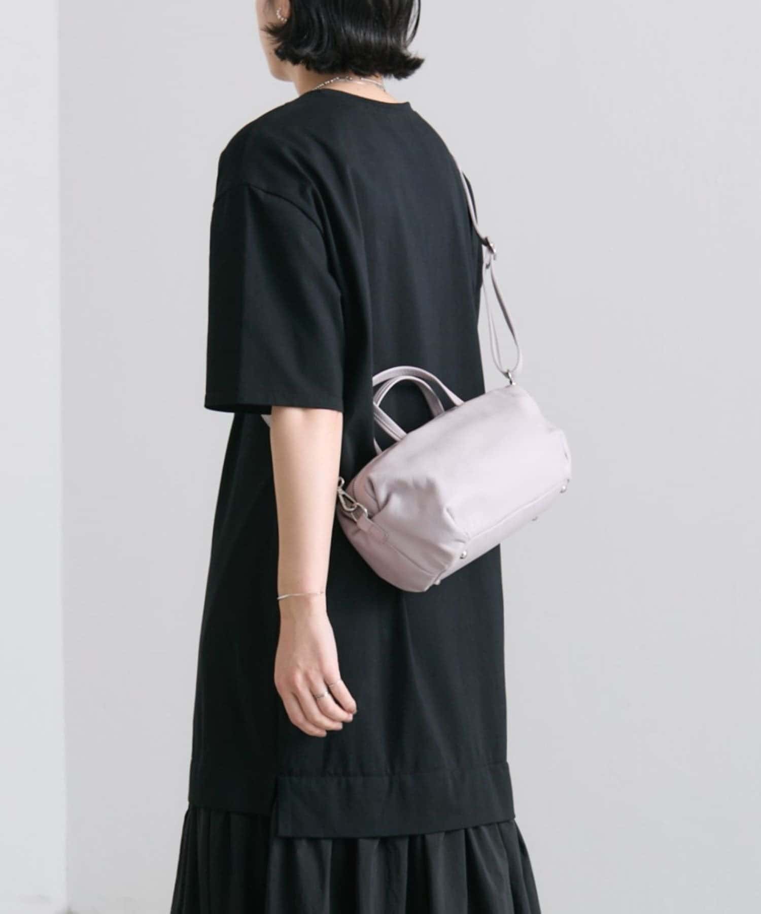 ショルダー付きハニカムボストンバッグ《2way/本革》 | ear