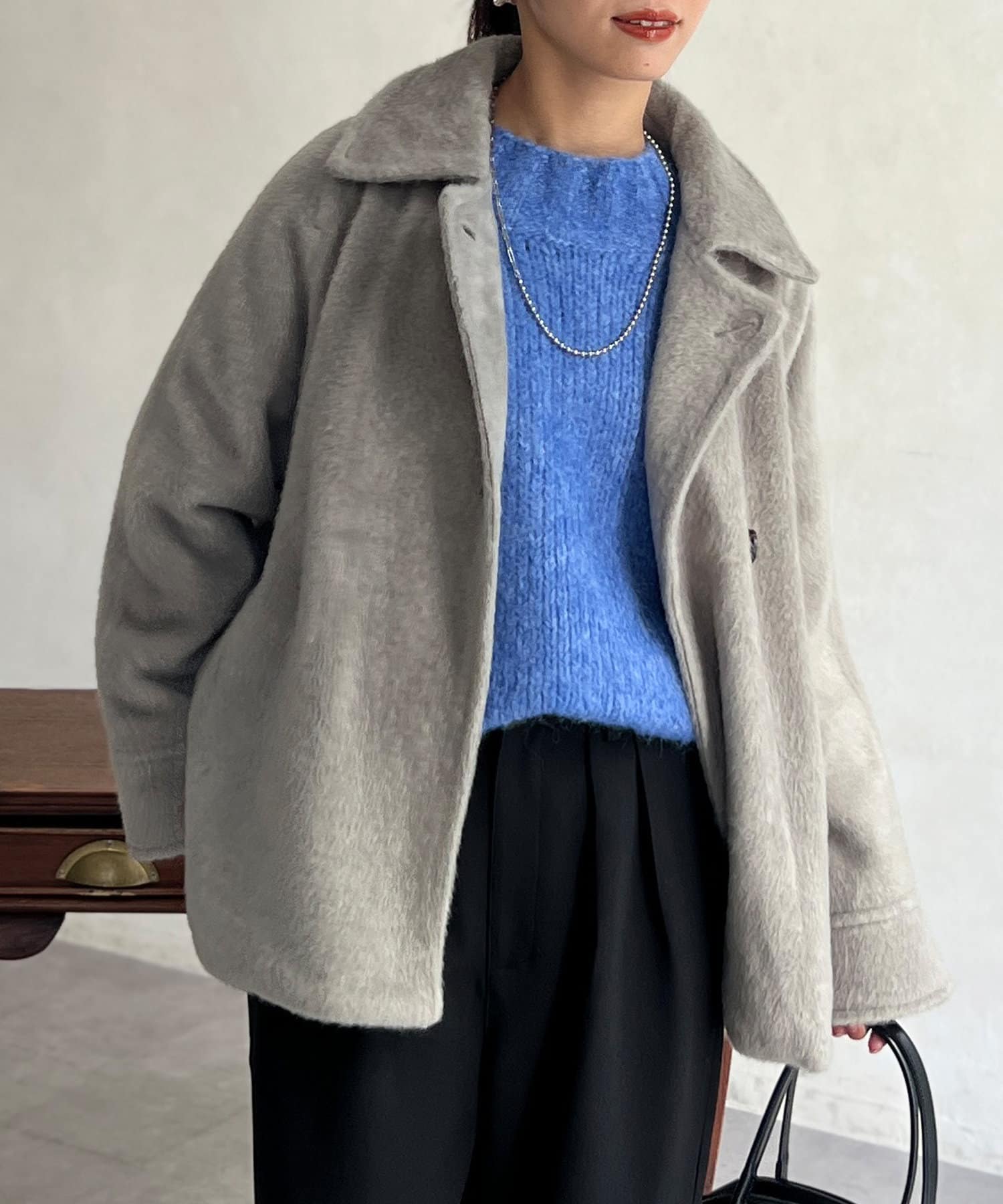 ステンカラーシャギーコート | Chez toi(シェトワ)レディース | PAL