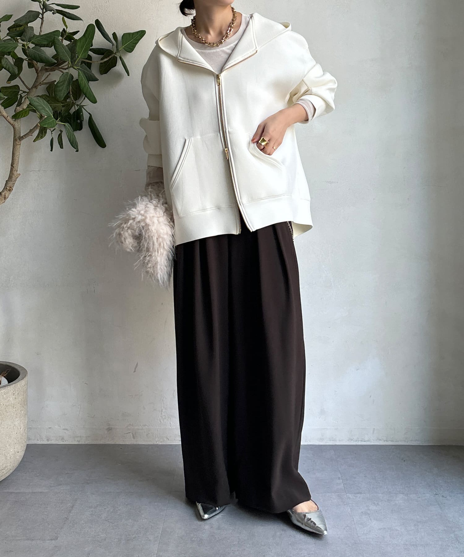 ボンディングパーカー | DOUDOU(ドゥドゥ)レディース | PAL CLOSET