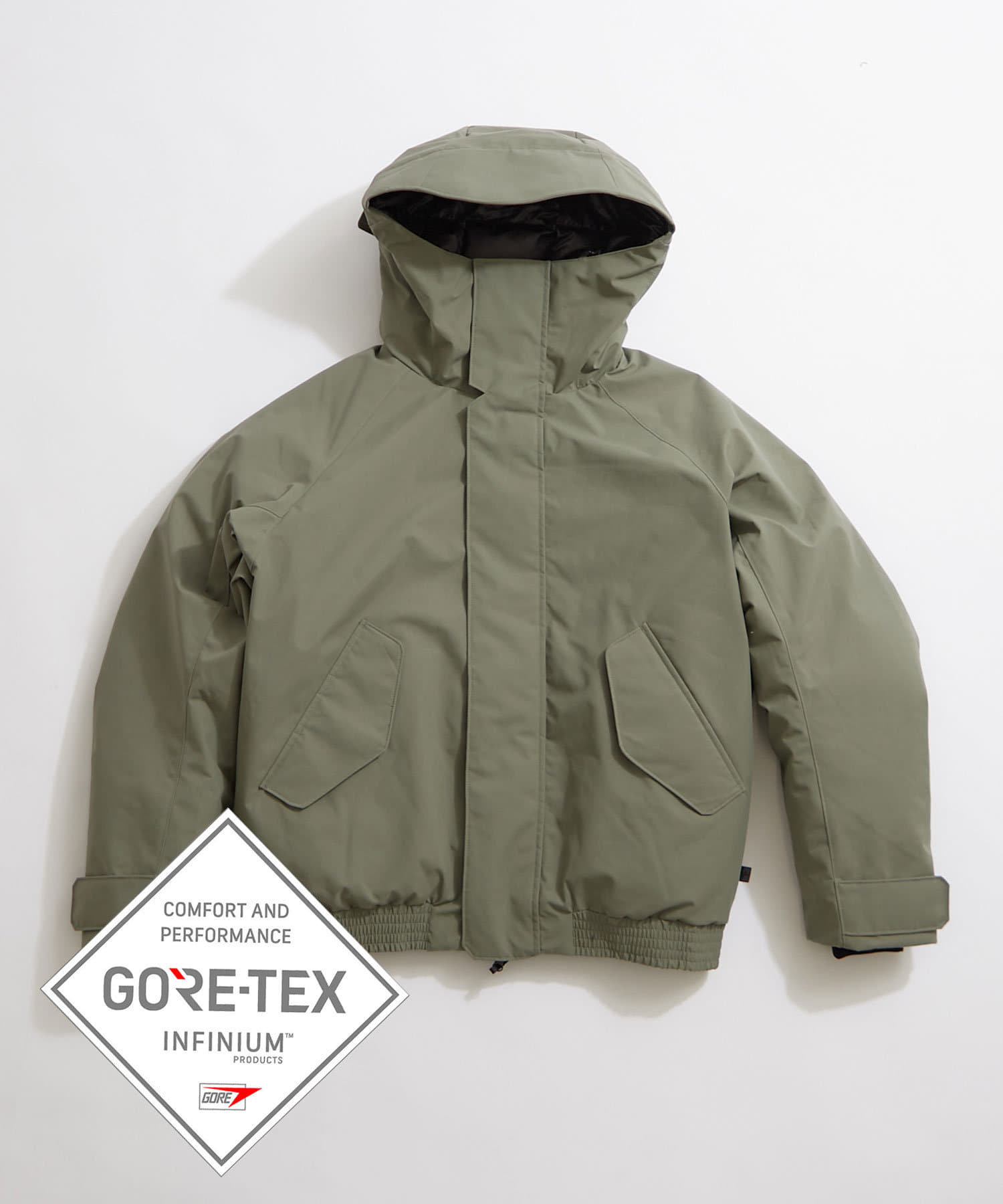 ＋phenix/プラスフェニックス】BOMBER DOWN JACKET ボマー ダウン