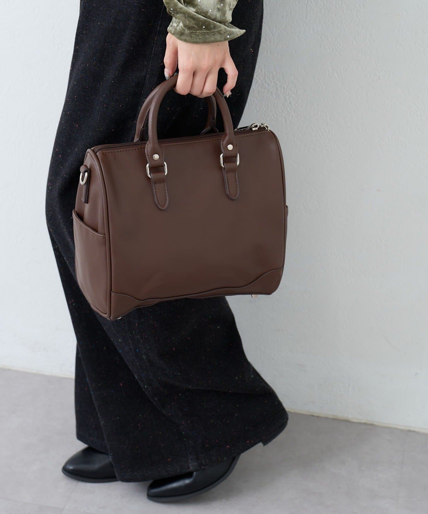 新色追加/4色展開/ショルダー取り外し可】ボストンBAG | Kastane