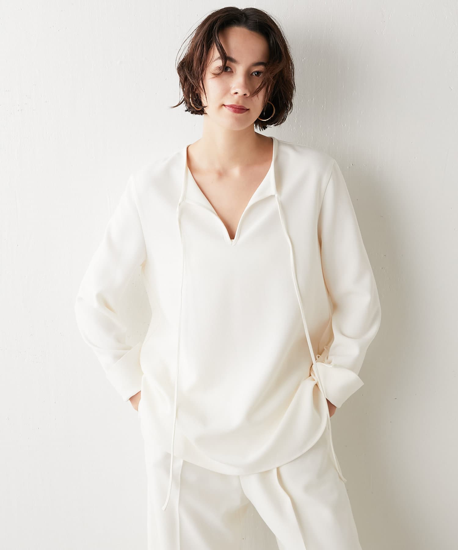 ダブルクロスプルオーバー | Whim Gazette(ウィム ガゼット)レディース