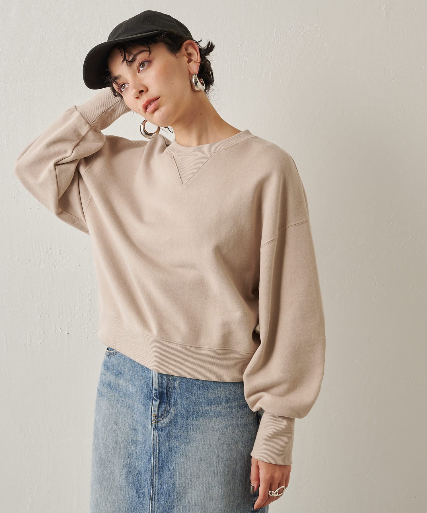 THE PAUSE】コンパクトスウェットプルオーバー | Whim Gazette(ウィム