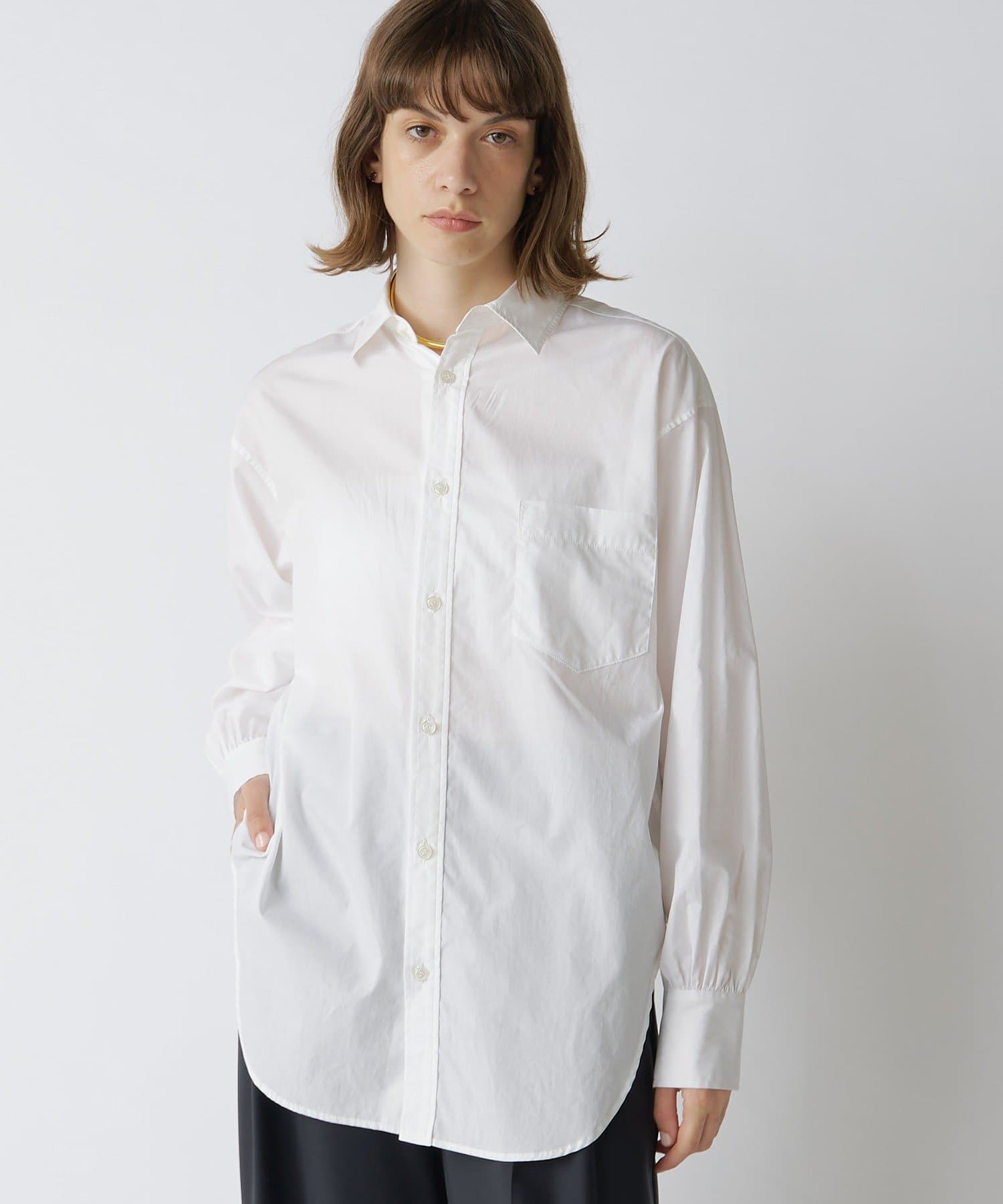 200/2コットンプレーンオーバーシャツ | Drawing Numbers(ドローイング