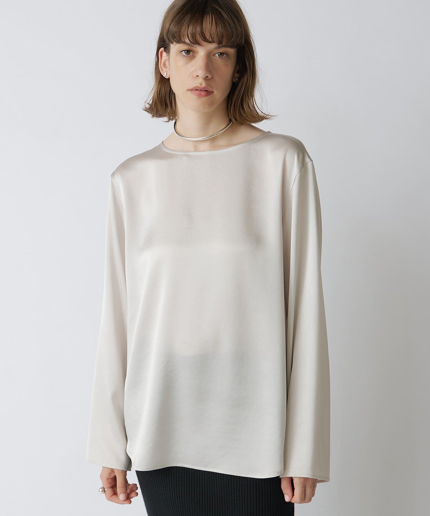 サテンボートブラウス | Drawing Numbers(ドローイングナンバーズ