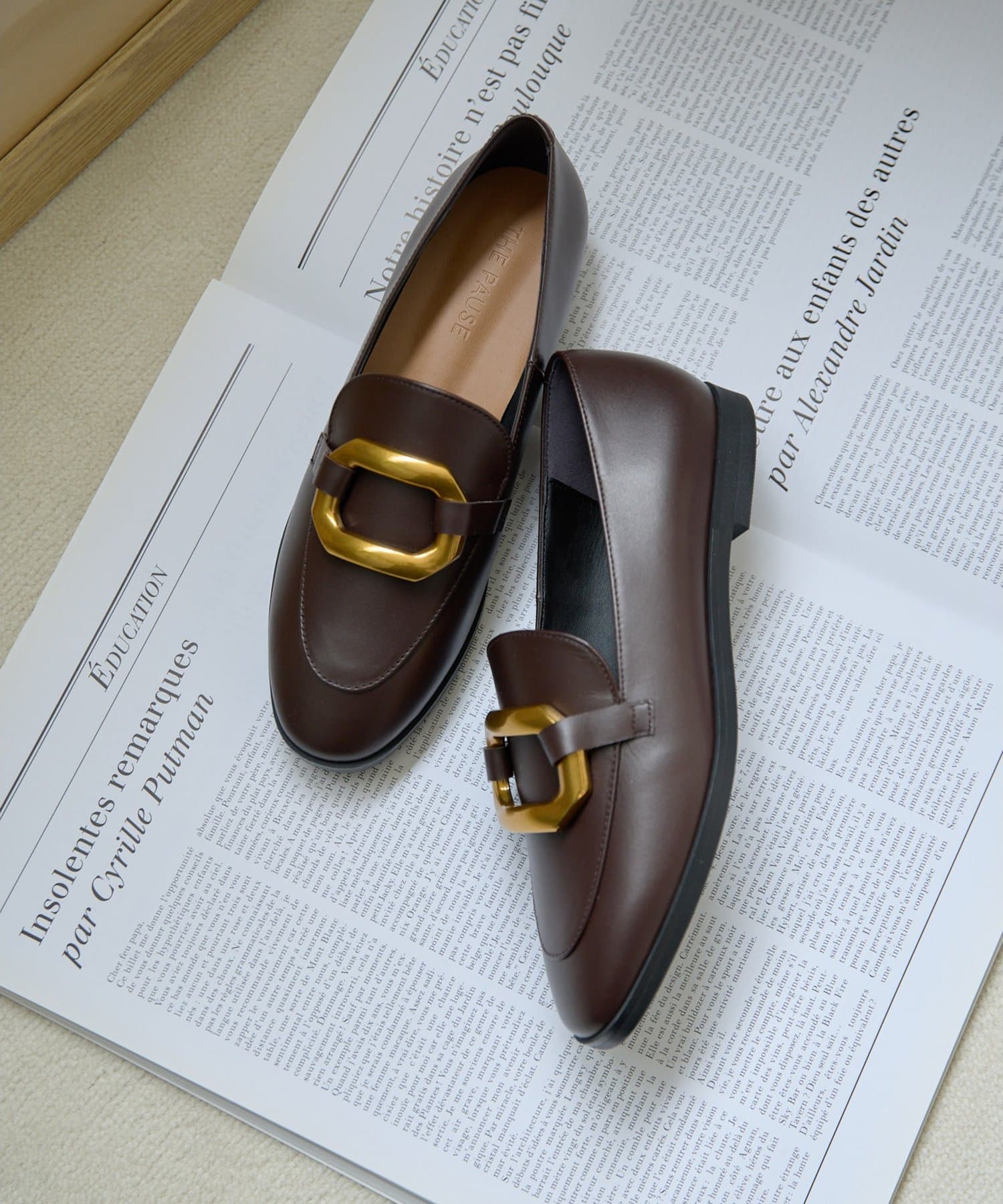 THE PAUSE】バックルローファー | Whim Gazette(ウィム ガゼット