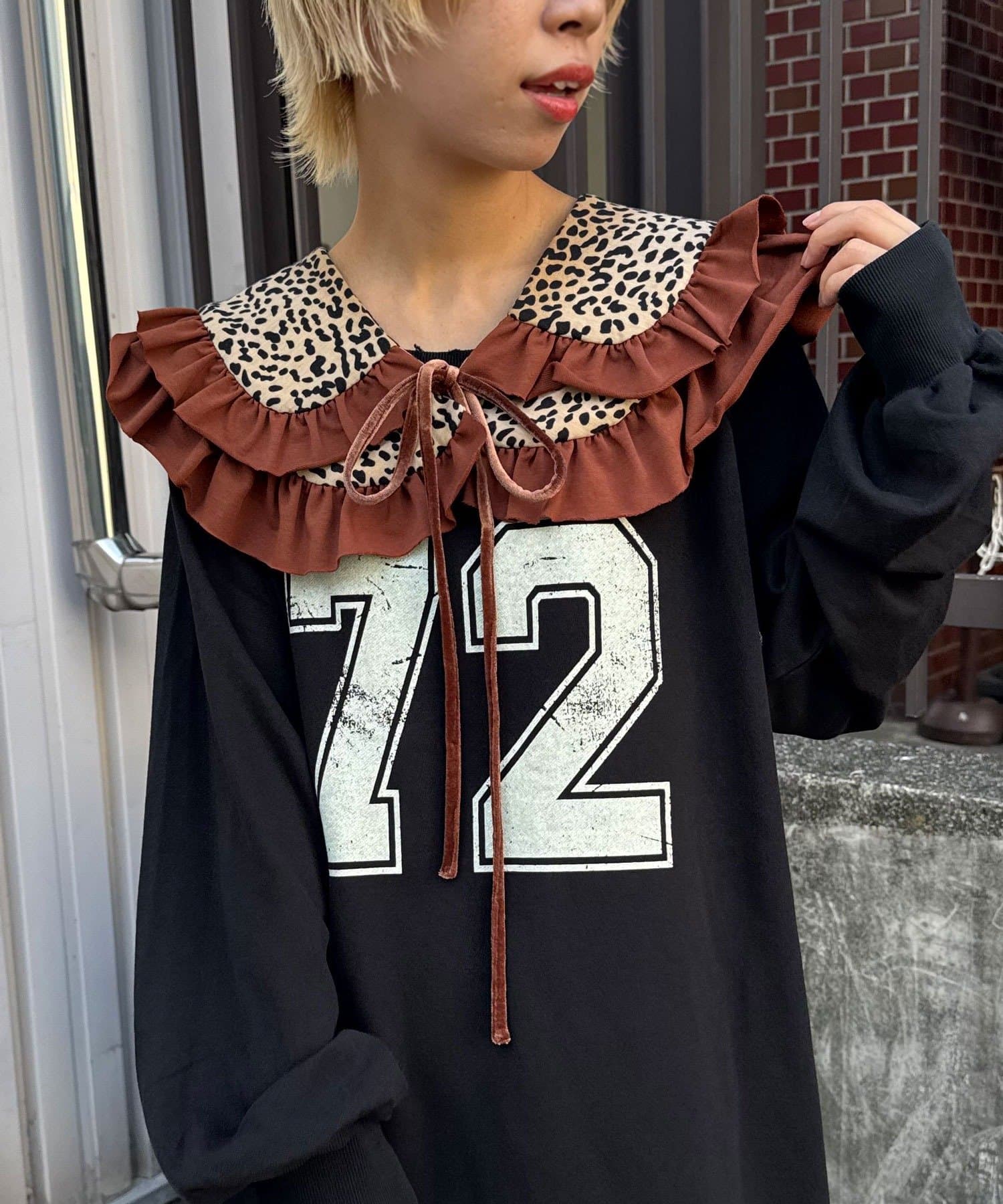 レオパードフリルつけ襟 | CIAOPANIC(チャオパニック)レディース | PAL