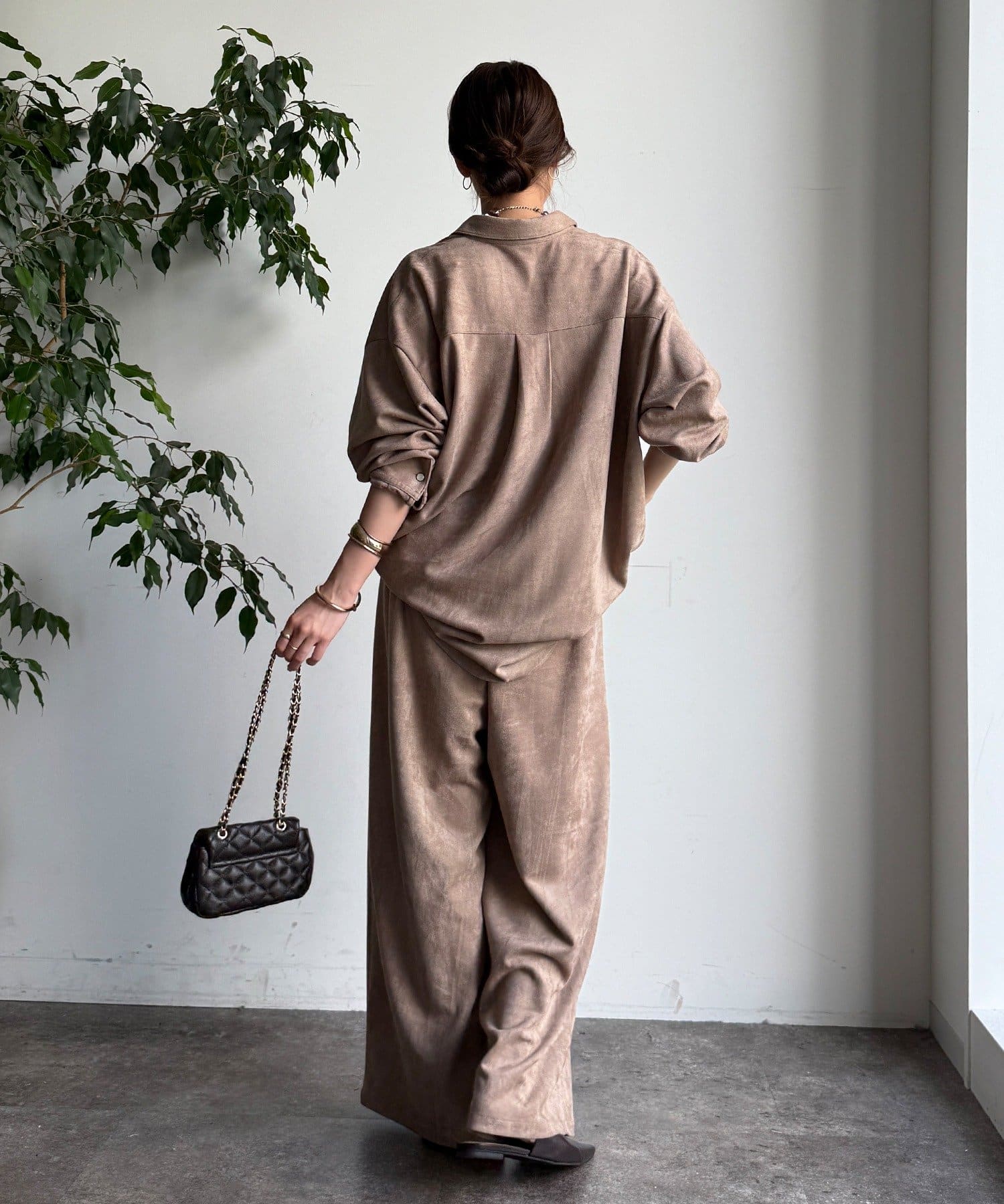 セットアップ対応】スウェードシャツ | DOUDOU(ドゥドゥ)レディース