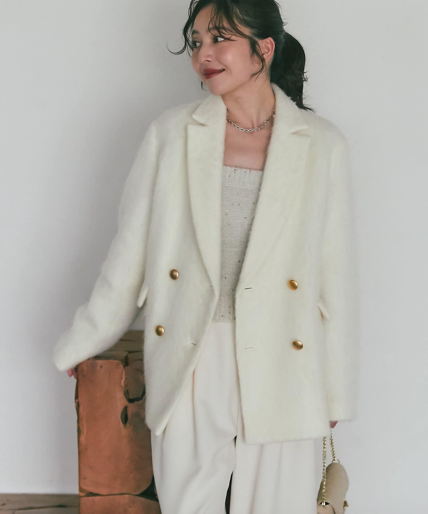 今すぐお届け！・軽くて着心地最高！】ヘアリーシャギージャケット