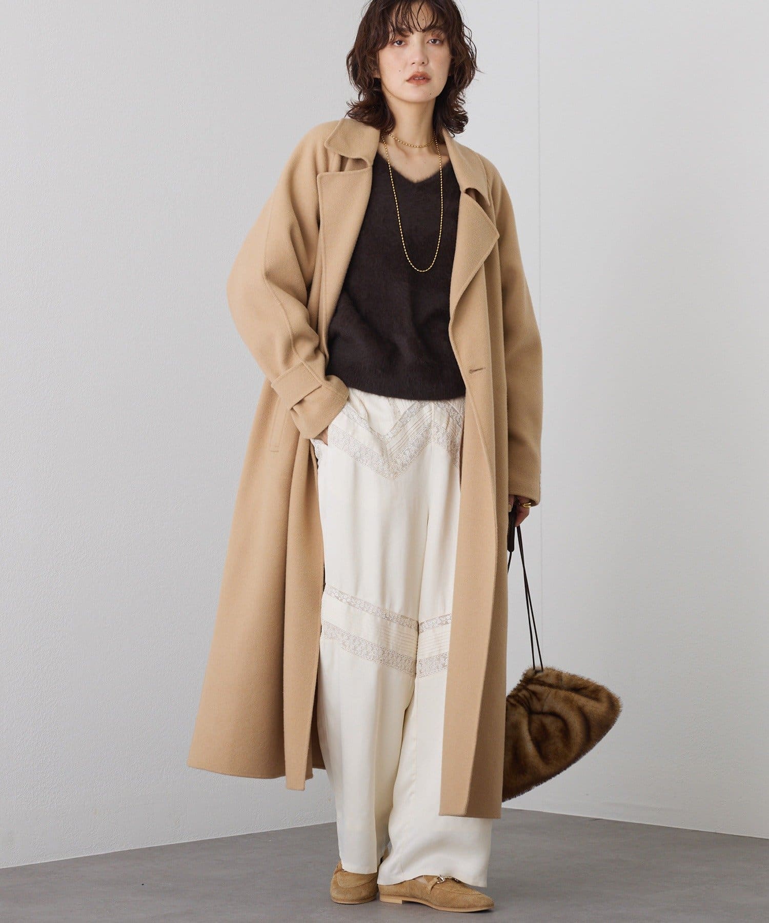 軽い着心地】リバーロングトレンチ | RIVE DROITE(リヴドロワ