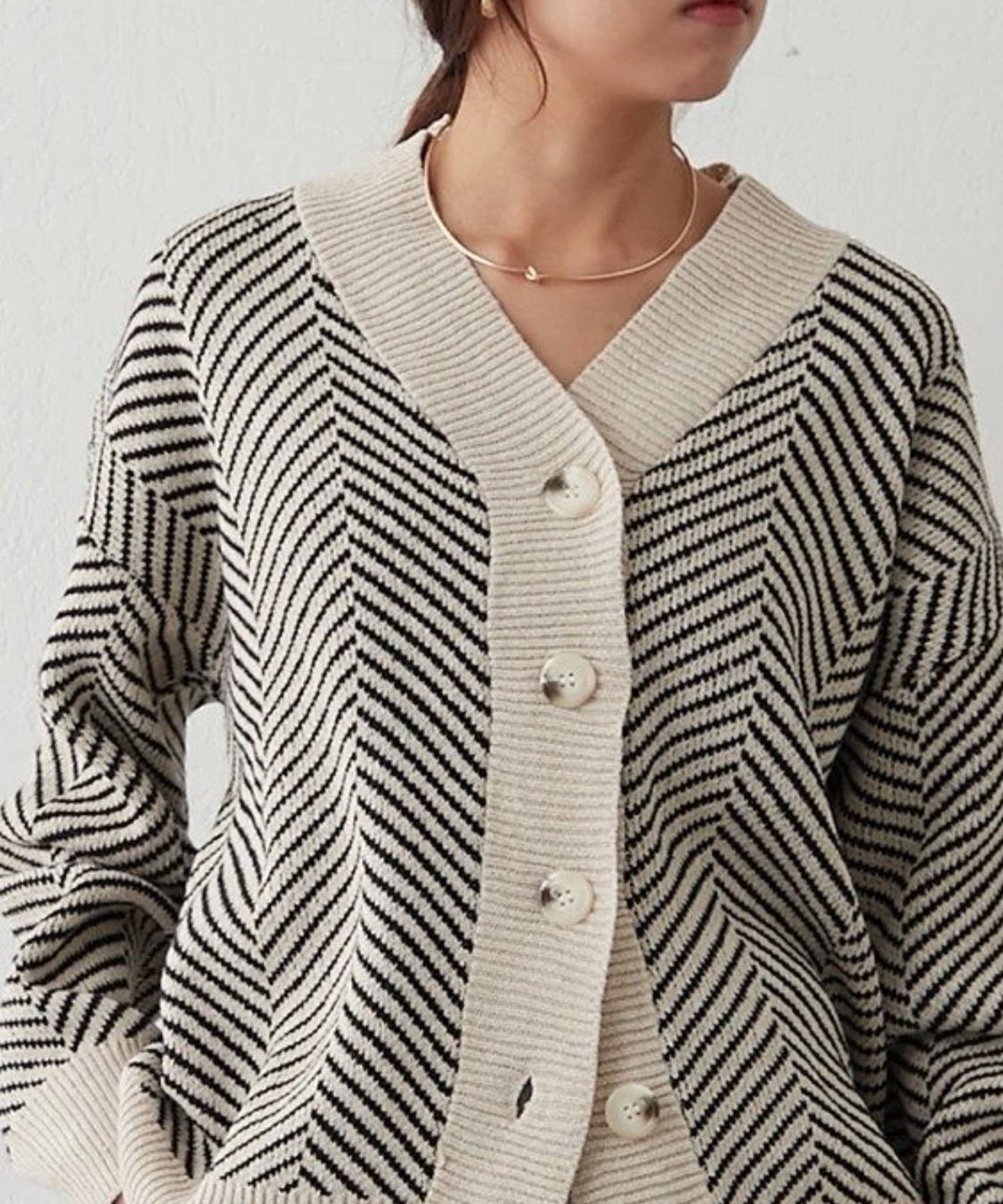 プチプラseries♡【RMAF】ジャガードニットカーディガン | NICE CLAUP