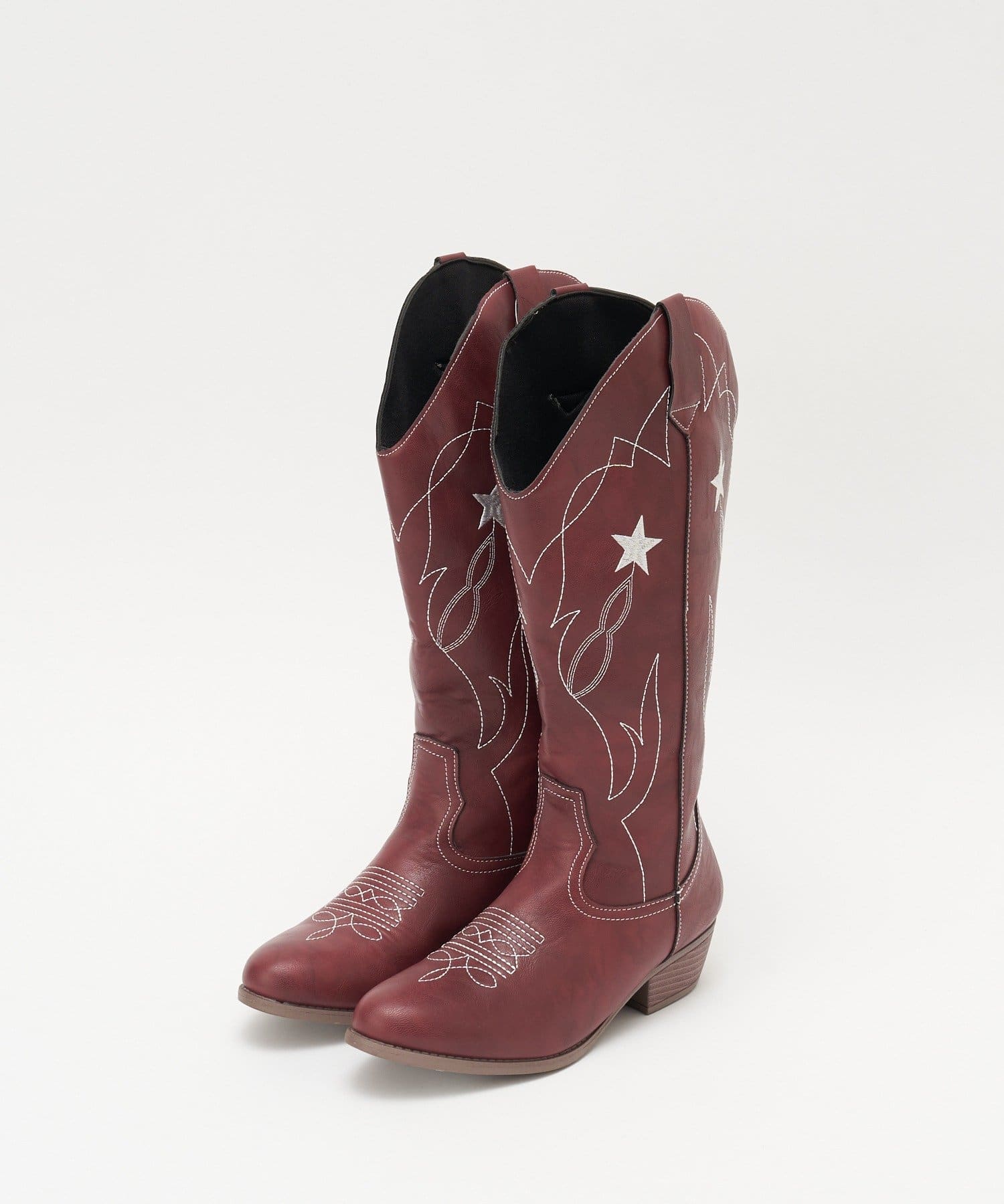 星柄刺繍ウエスタンブーツ | CIAOPANIC(チャオパニック)レディース