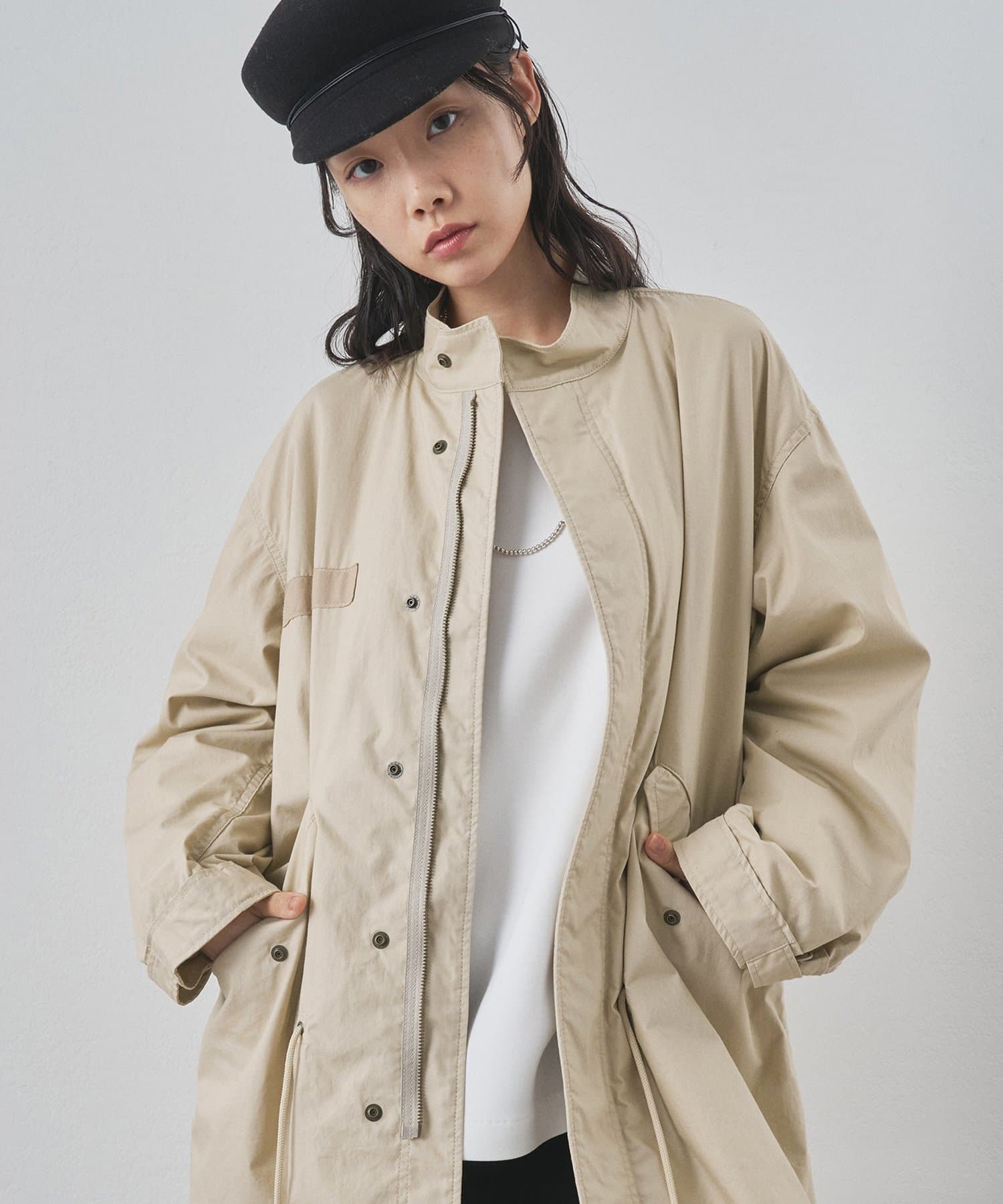 ライナー付ミリタリーコート | Whim Gazette(ウィム ガゼット