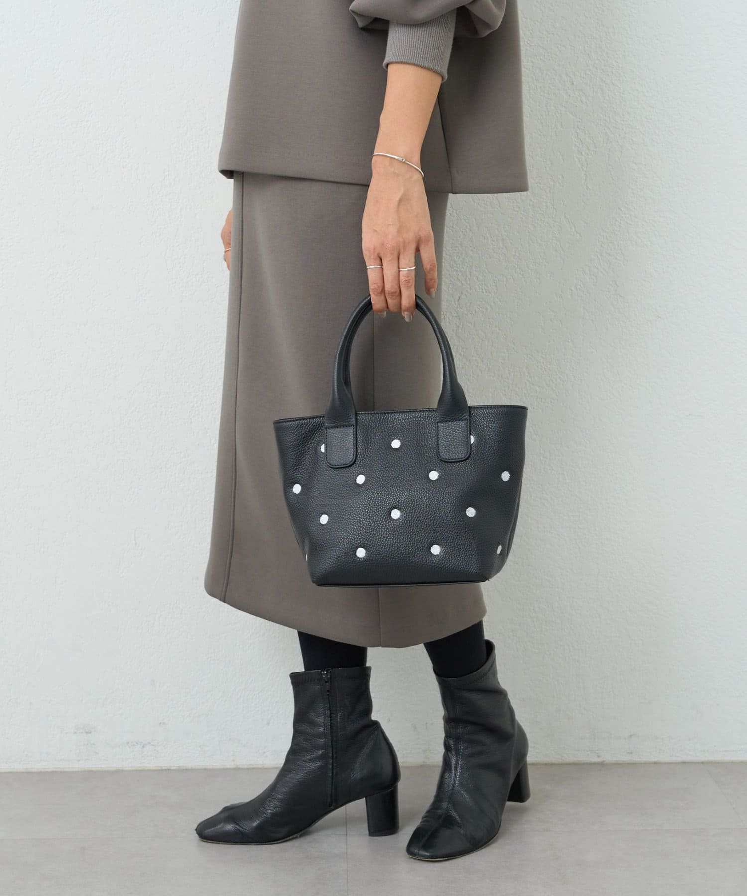 本革》ドット刺繍バッグ/小 | BEARDSLEY(ビアズリー)レディース | PAL