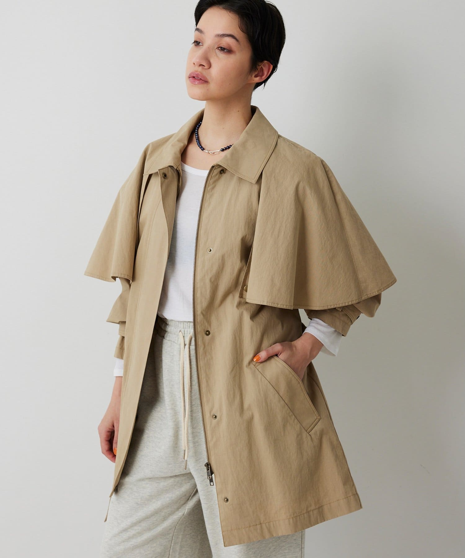 THE PAUSE】ケープコート | Whim Gazette(ウィム ガゼット)レディース