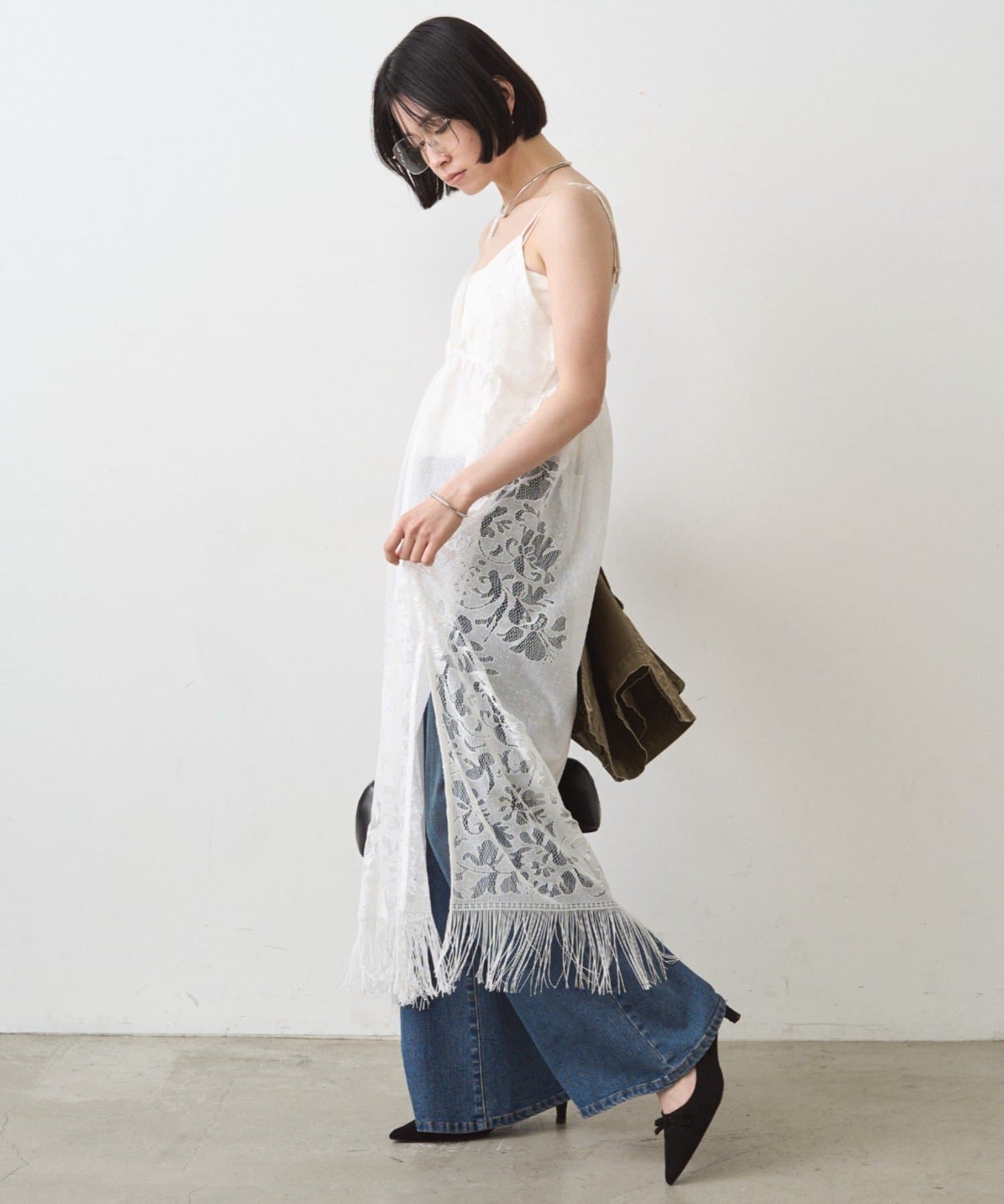 レースキャミワンピース | LOUNGEDRESS(ラウンジドレス)レディース