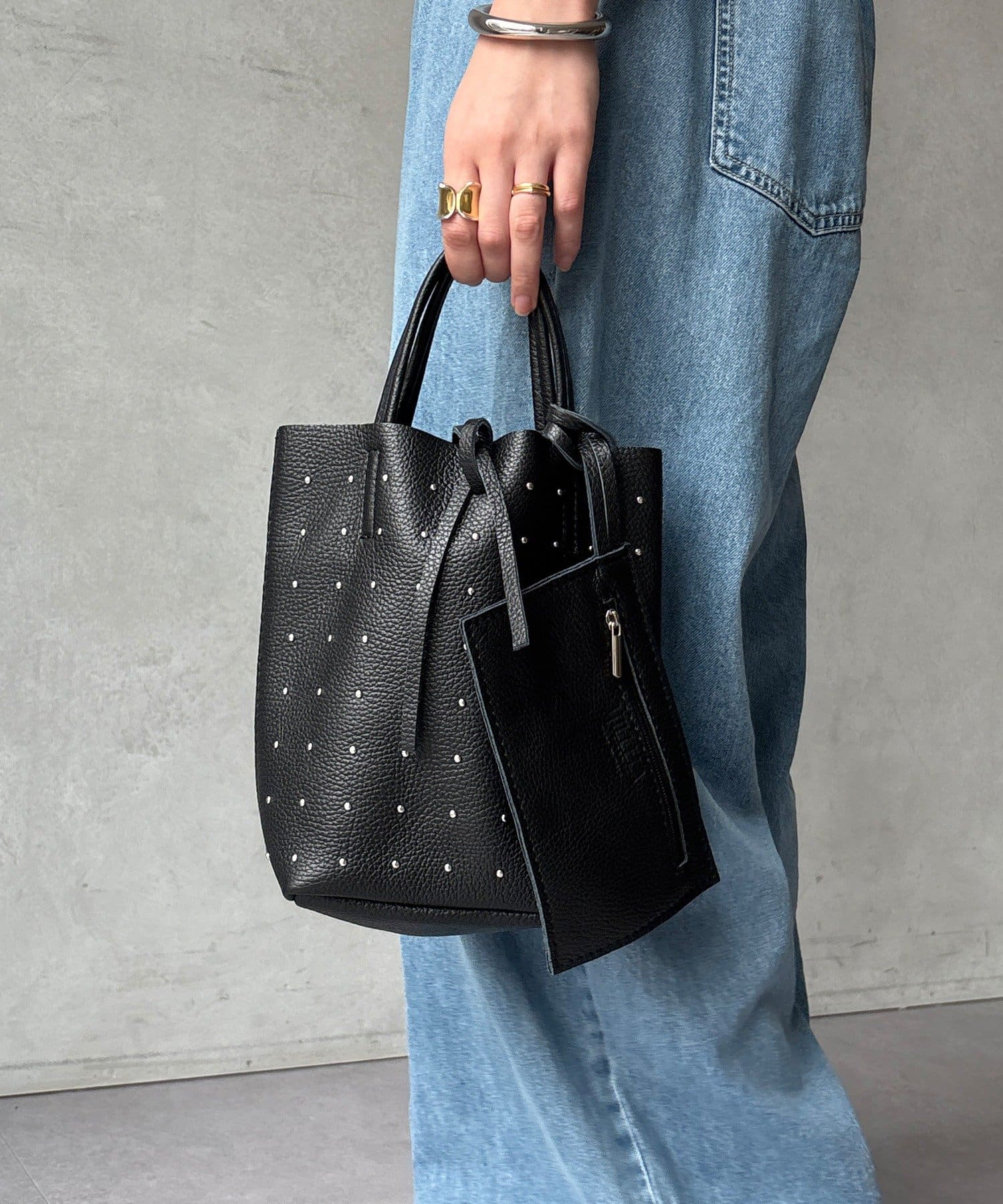 WEB限定】スタッズミニトートバッグ | DOUDOU(ドゥドゥ)レディース