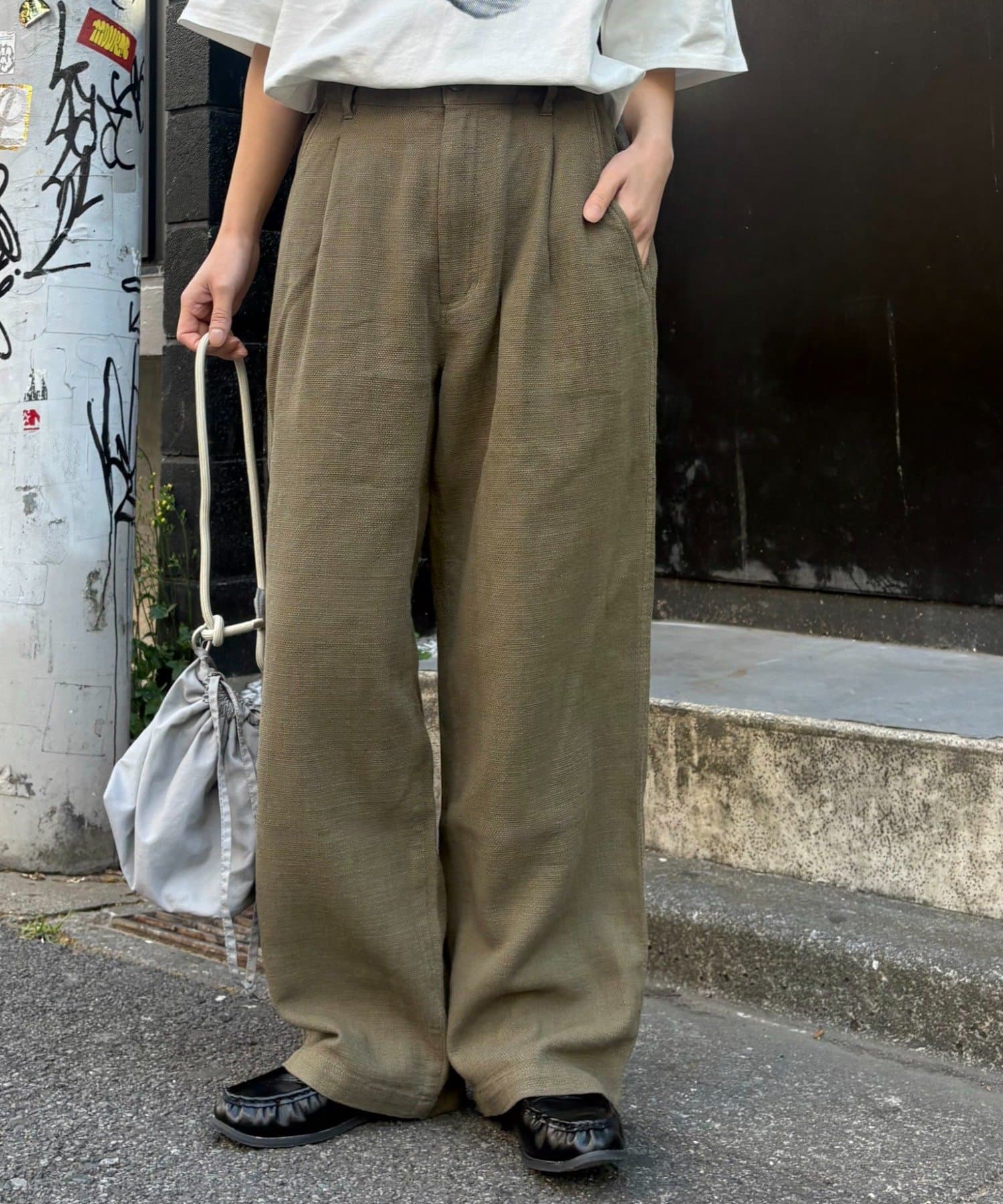 コットンリネンブッチャーパンツ | CIAOPANIC TYPY(チャオパニック