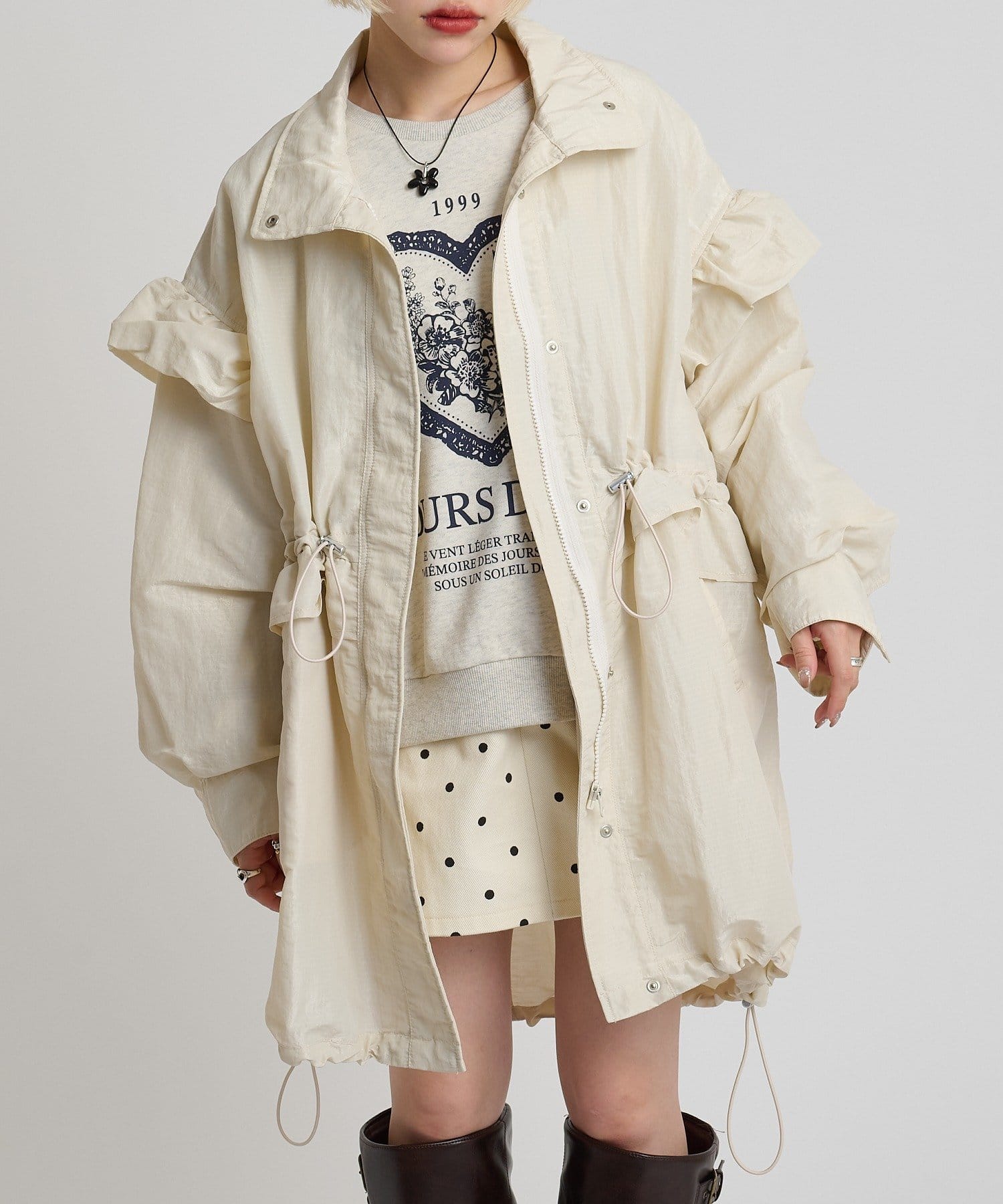 フリルモッズコート | w closet(ダブルクローゼット)レディース | PAL