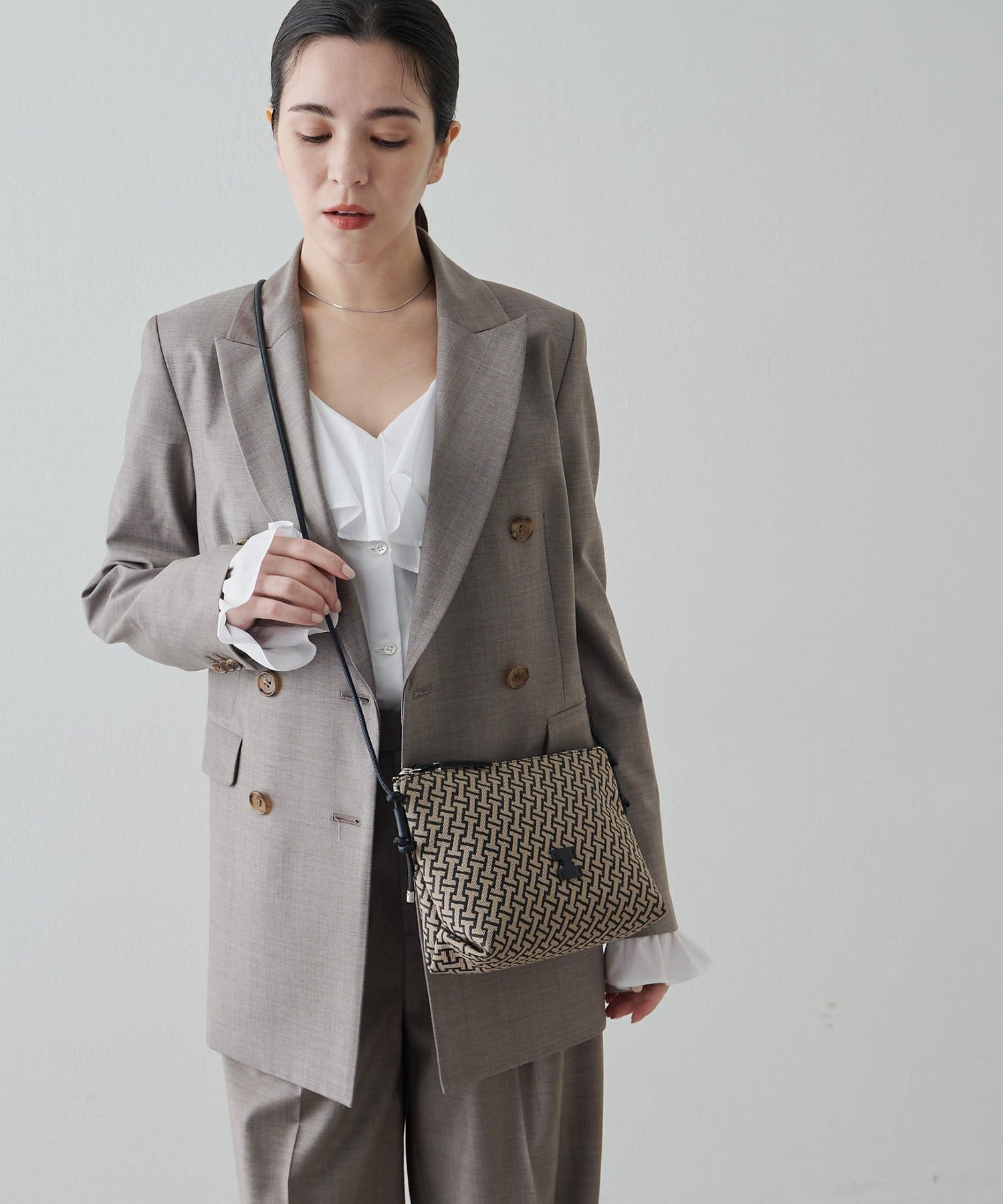 モノグランマ ポーチSD JACQUARD/RUGA | IACUCCI(イアクッチ