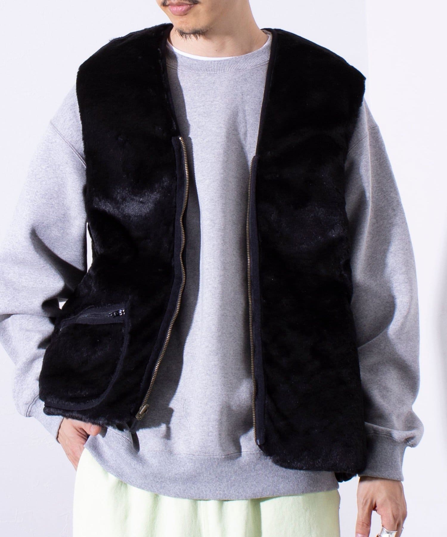 BARBOUR/バブアー】フロントジップ ファー ライナー ベスト | FREDY