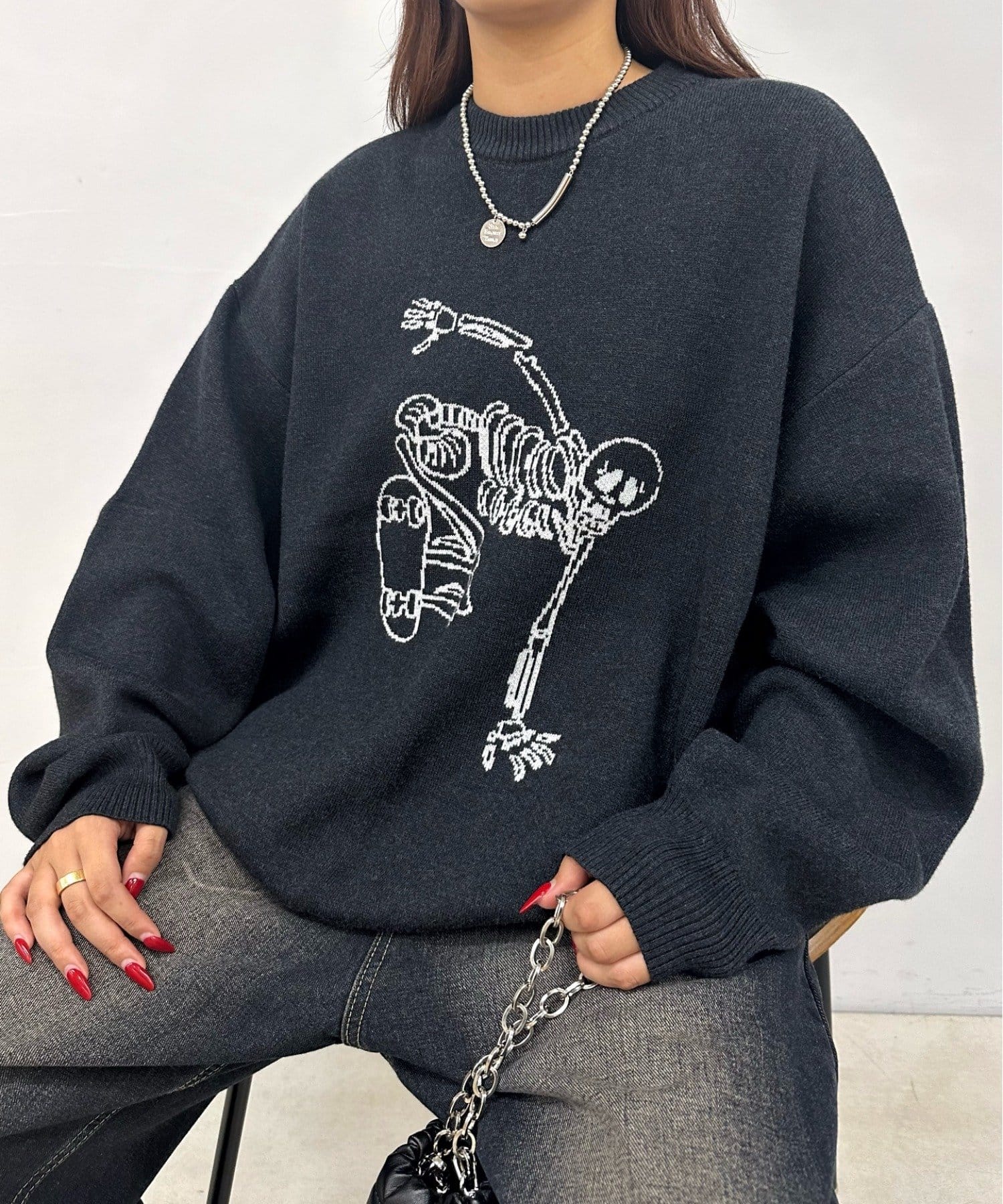 UNISEX/ユニセックス】COOPER FACTスカルスケートニット | WHO'S WHO