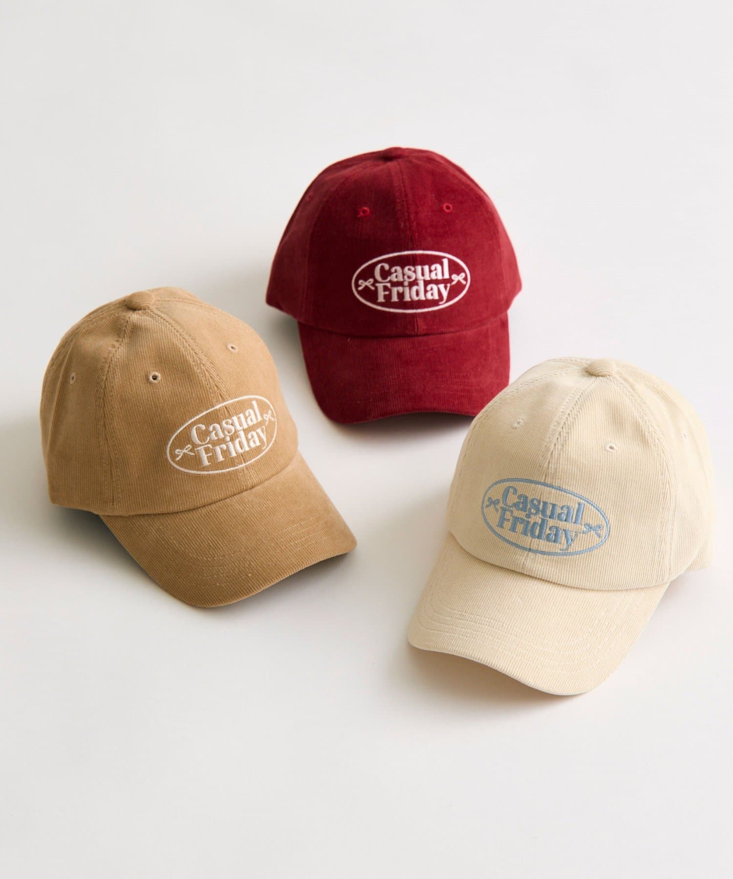 コーデュロイ刺繍入りキャップ | OLIVE des OLIVE(オリーブ デ