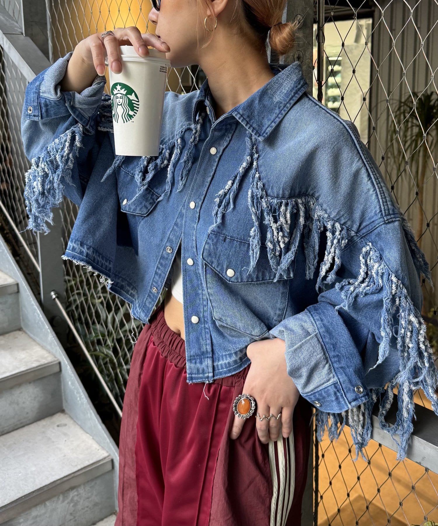 etsinta/エシンタ】リメイクデニムウエスタンシャツ | CIAOPANIC TYPY