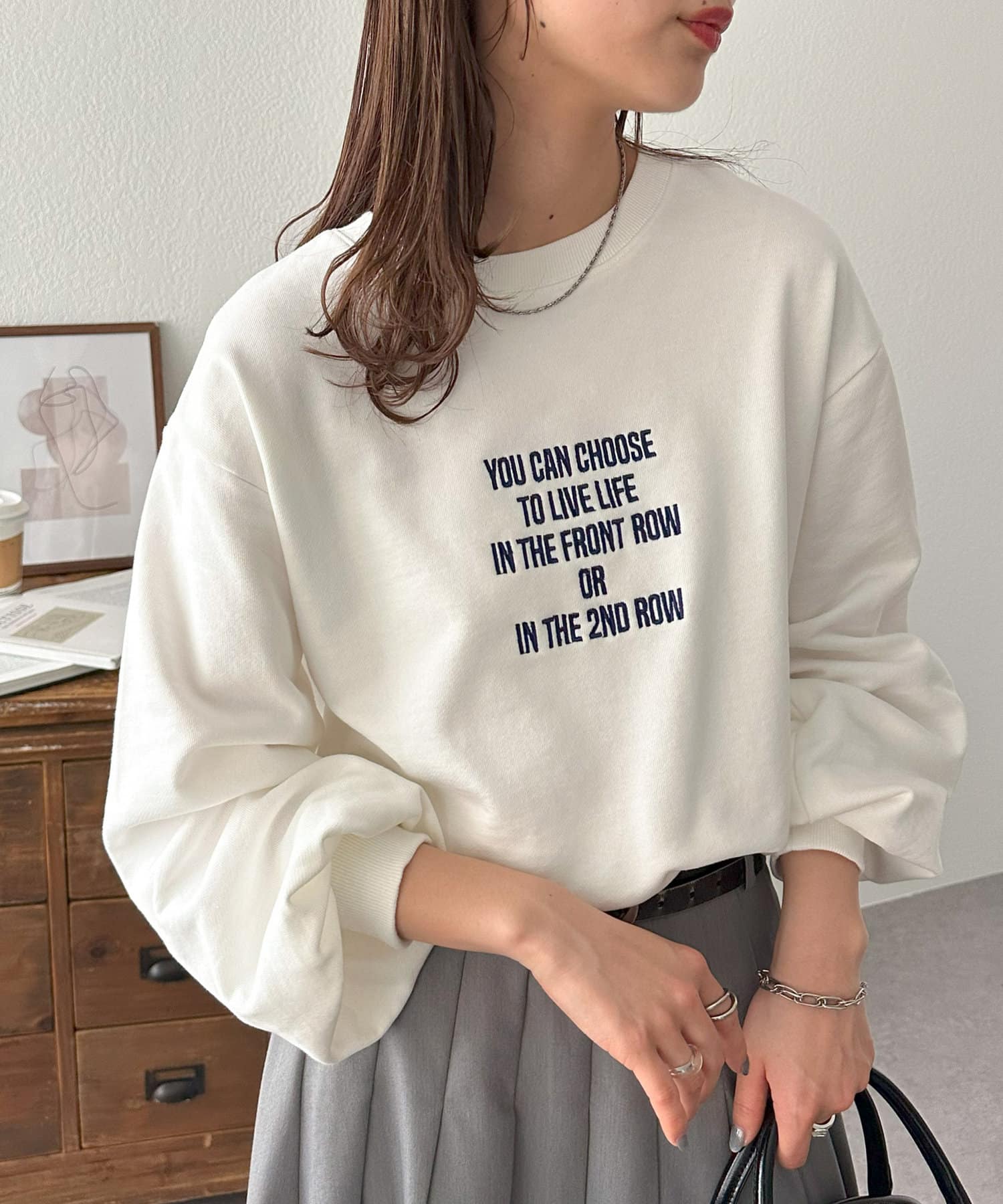 WEB限定】刺繍ロゴショートスウェット | DISCOAT(ディスコート