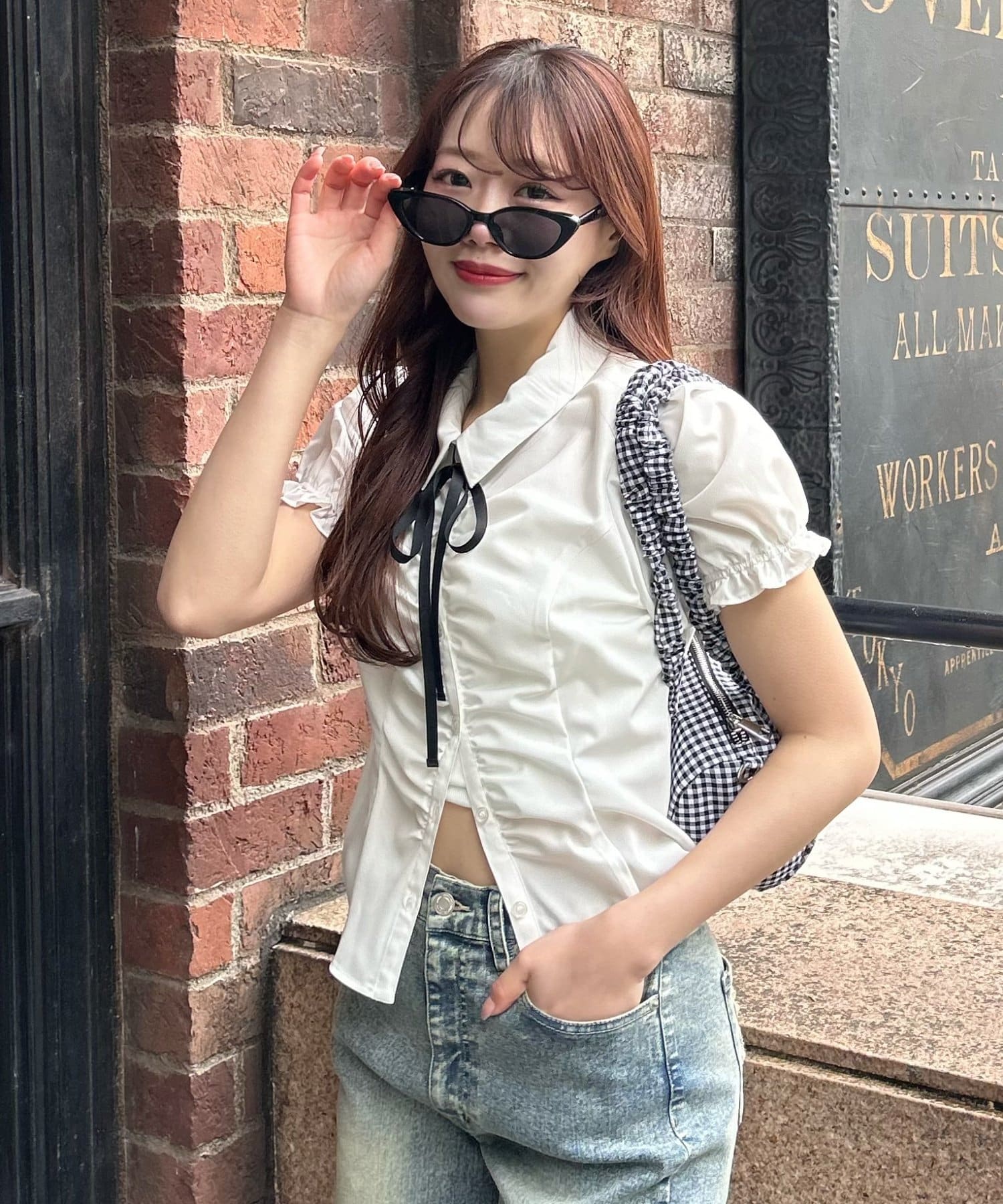 インフルエンサー企画 】Keru リボンブラウス | OLIVE des OLIVE