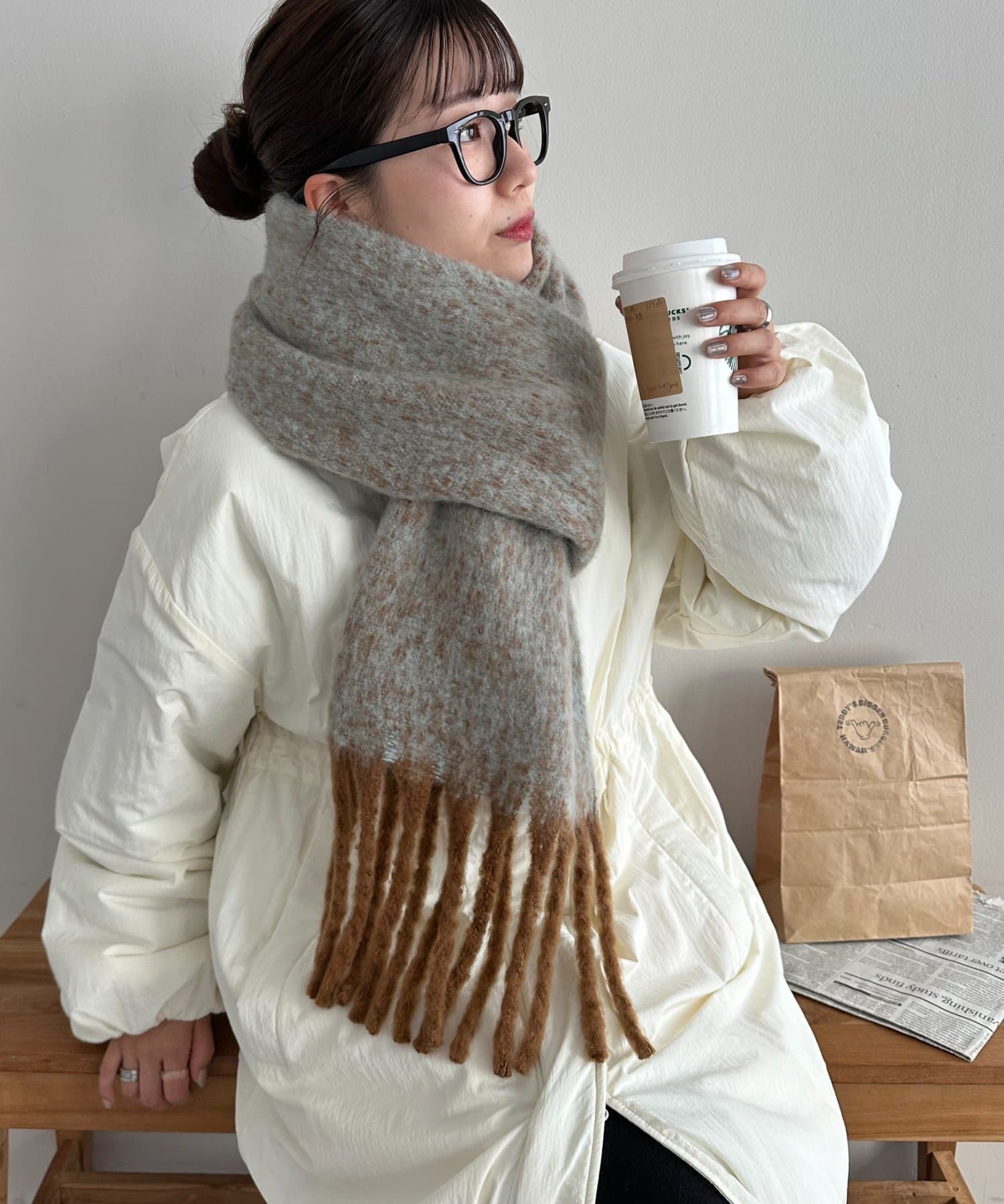 WEB限定】メランジマフラー | DISCOAT(ディスコート)レディース | PAL