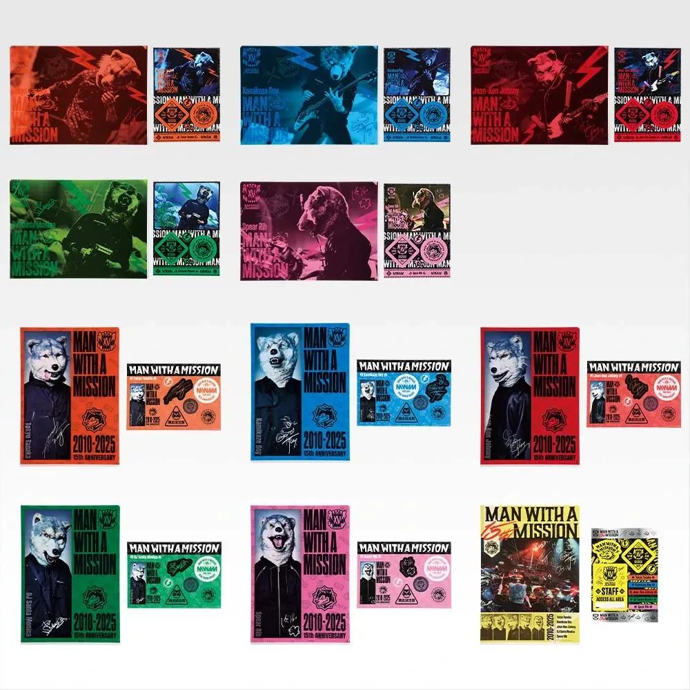 ローソンなどで「一番くじ MAN WITH A MISSION 15th ANNIVERSARY」が