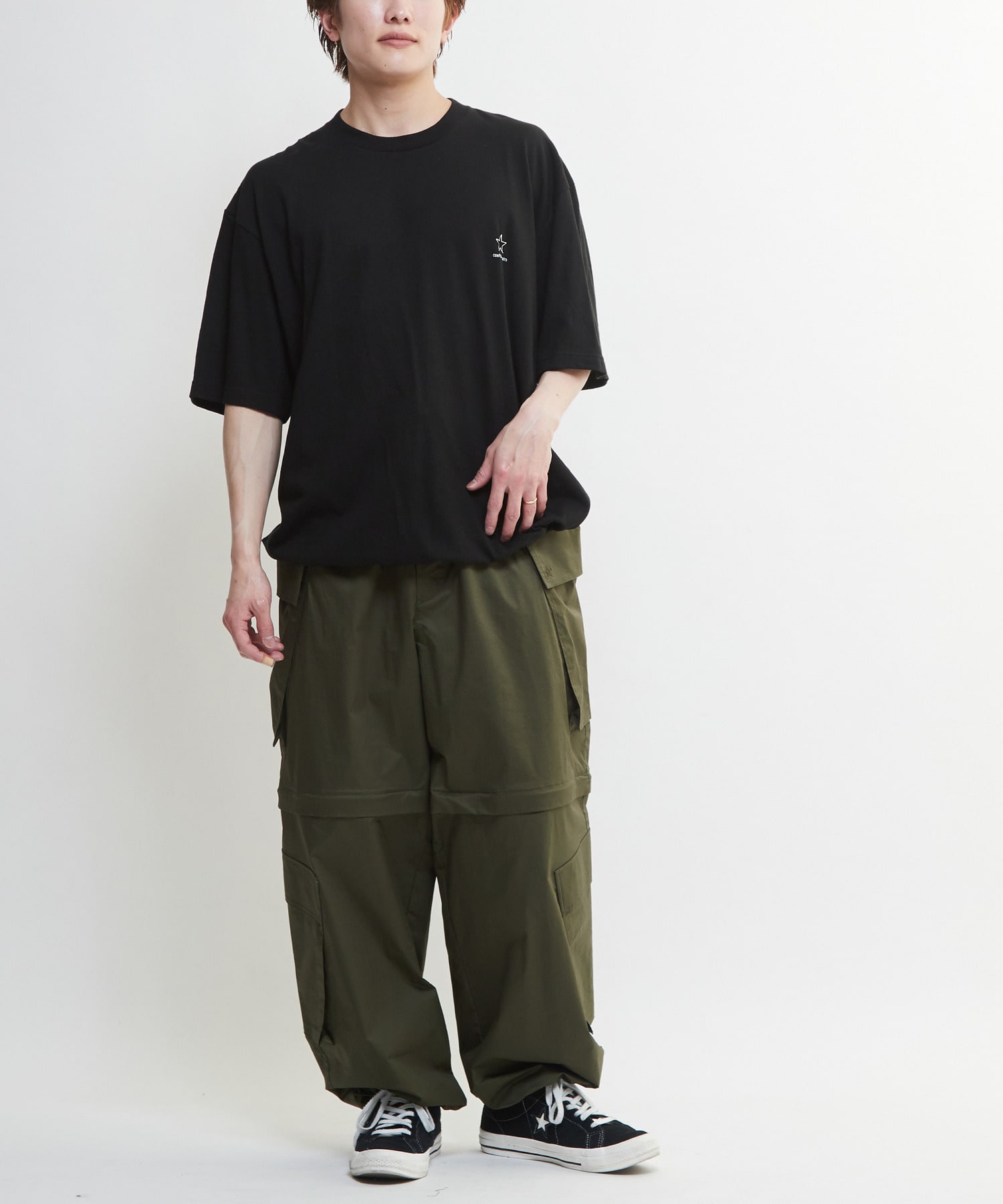 DRAWSTRING HEM STAR☆ ONEPOINT TEE｜CONVERSE TOKYO (コンバース