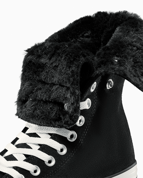 Chuck Taylor All Star Fold Over XHi Faux Fur | Converse Canada
