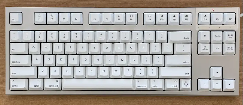 疲れ知らずのキーボード REALFORCE TKL for Mac【レビュー