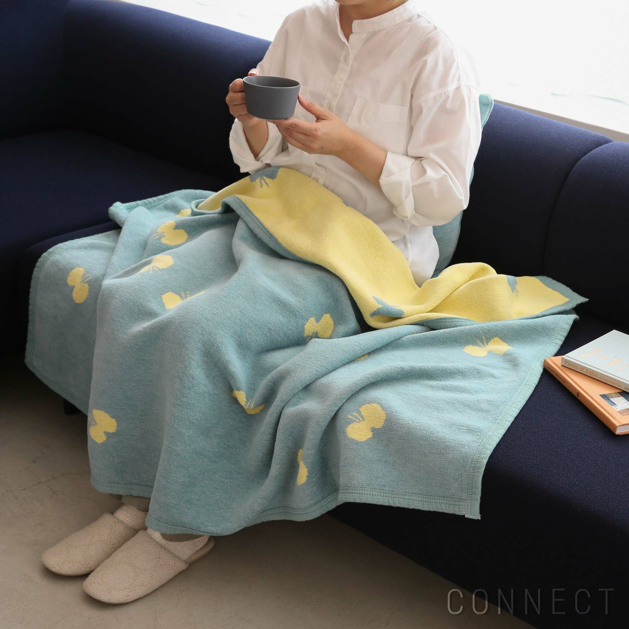 KLIPPAN（クリッパン） / リネン＆シュニールコットンブランケット