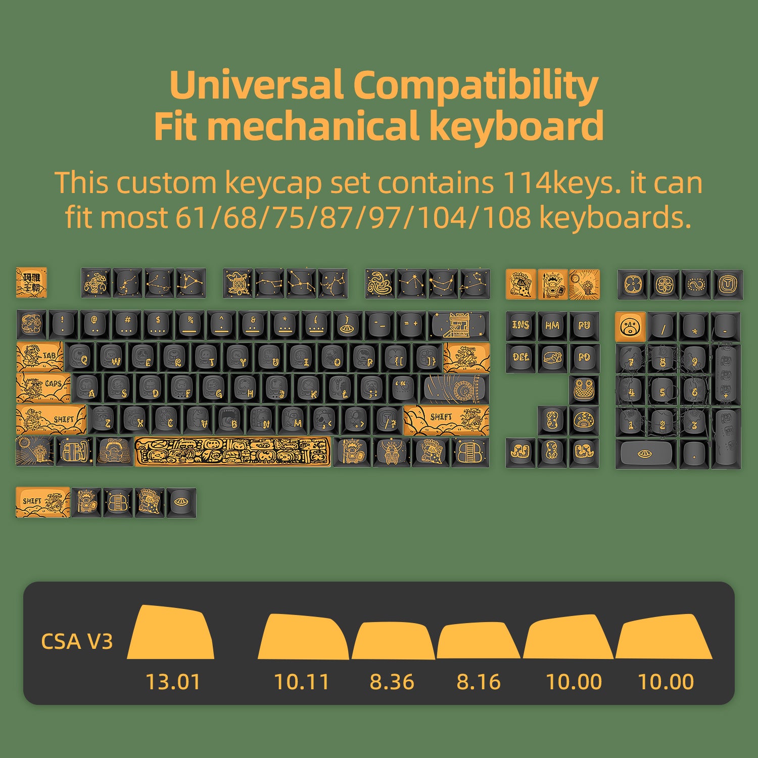CoolKiller Maya Dynasty - PBT Keycaps